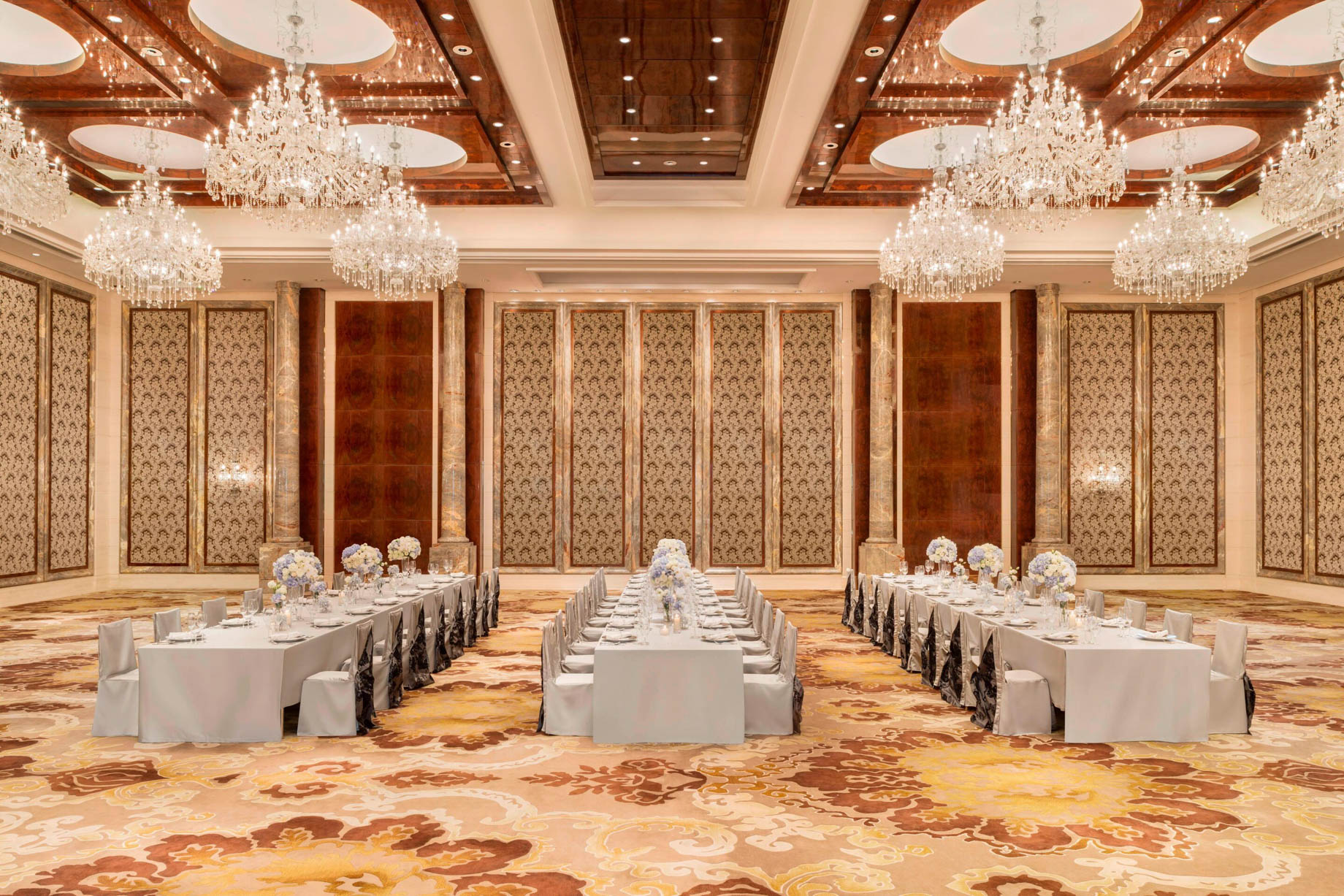 The St. Regis Zhuhai Hotel – Zhuhai, Guangdong, China – Ballroom Tables