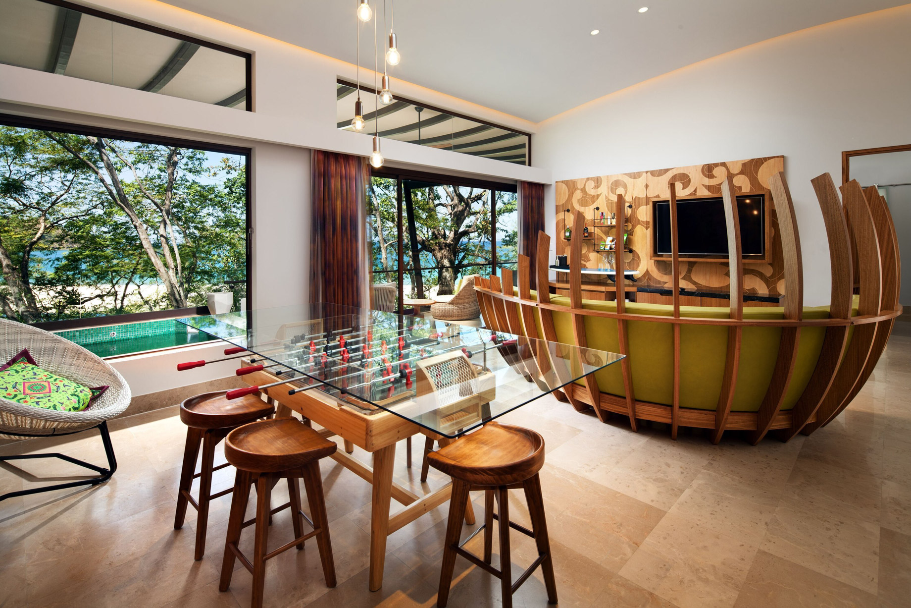 W Costa Rica Reserva Conchal Resort – Costa Rica – Sunset Tree House Suite Living Area