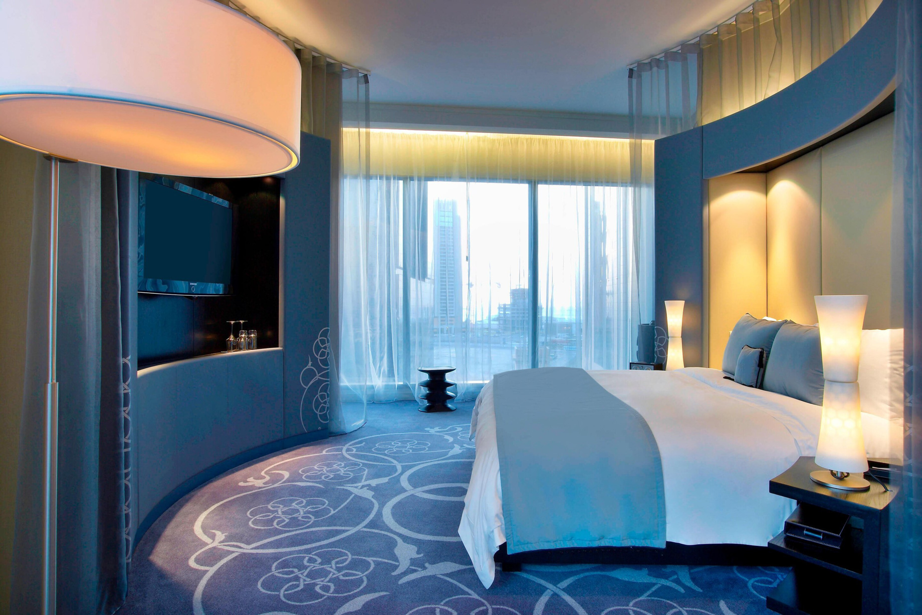 W Doha Hotel - Doha, Qatar - Spectacular Room Bedroom