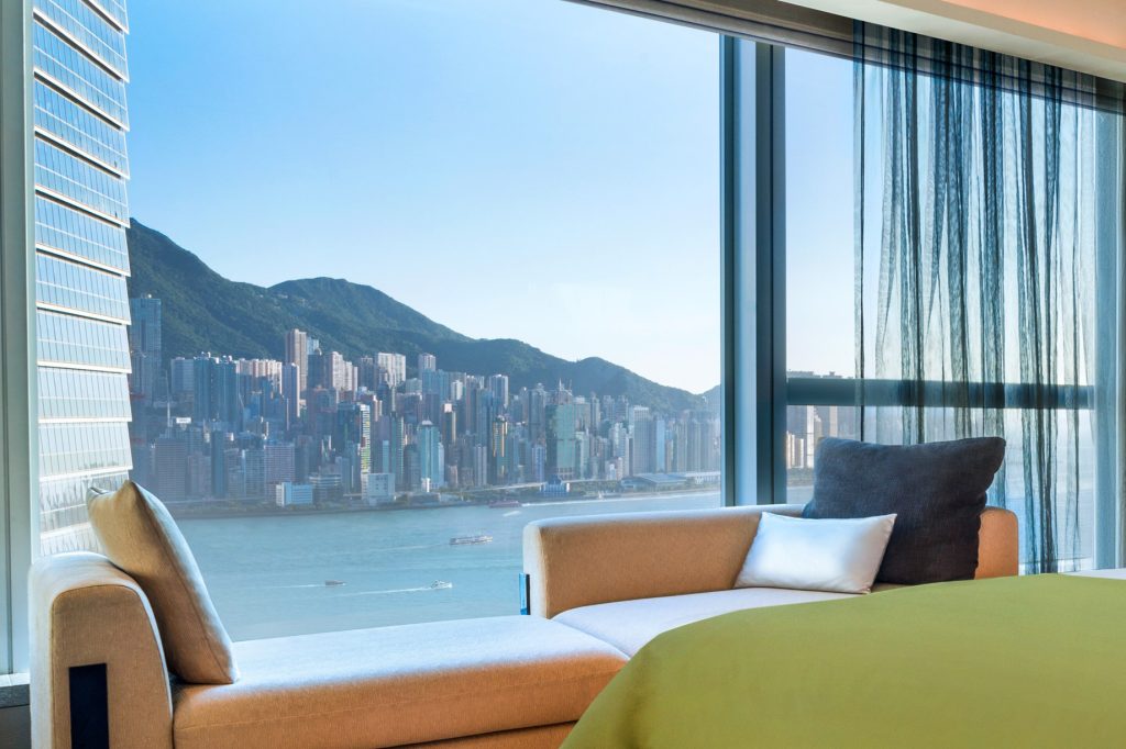 W Hong Kong Hotel - Hong Kong - Spectacular Room Partial Harbor View
