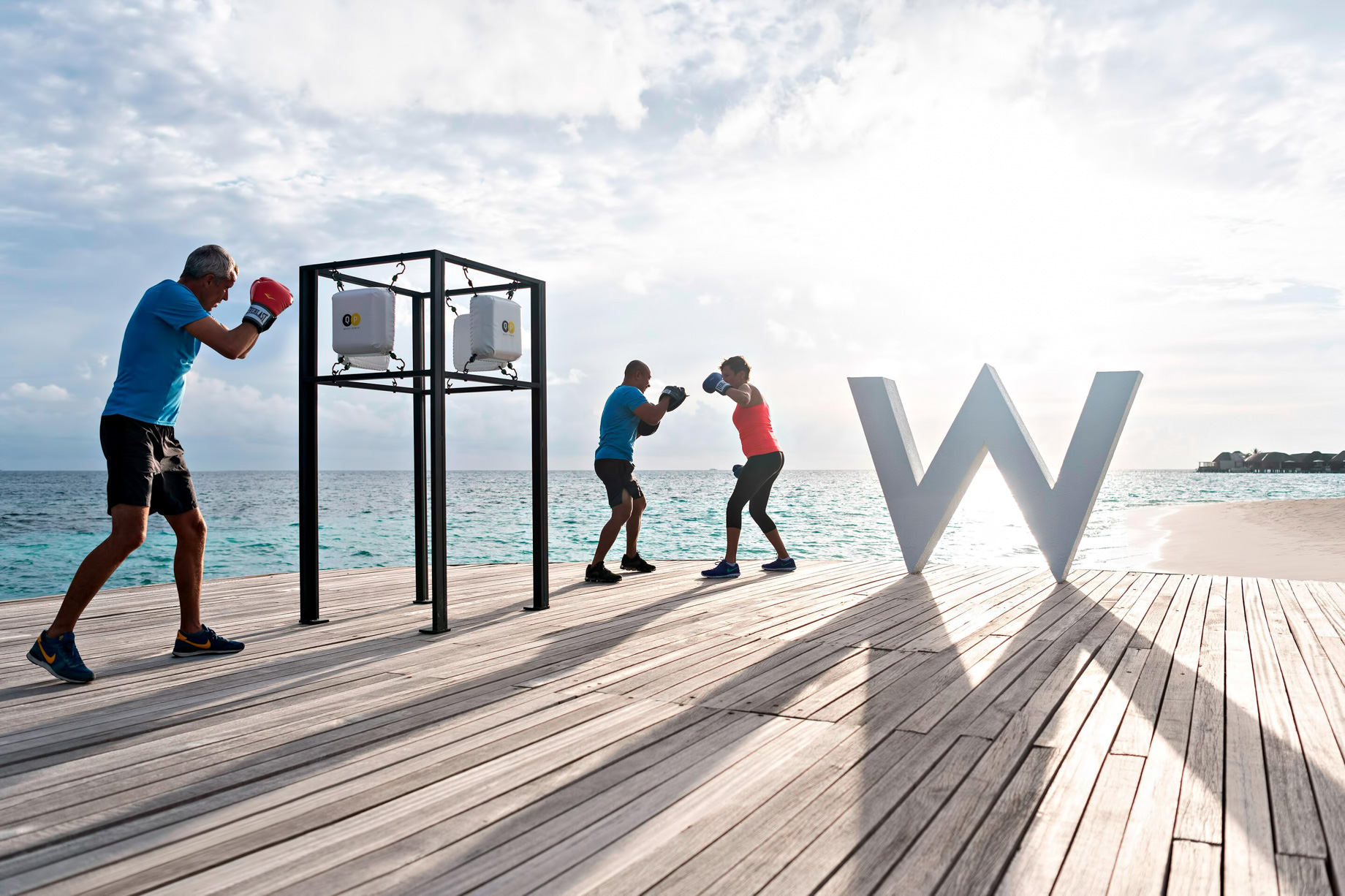 054 – W Maldives Resort – Fesdu Island, Maldives – Sunset Boxing