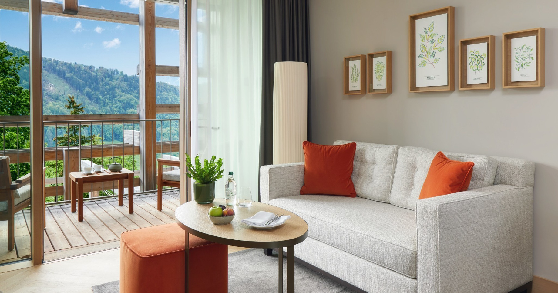 Waldhotel – Burgenstock Hotels & Resort – Obburgen, Switzerland – Executive Room Deck View