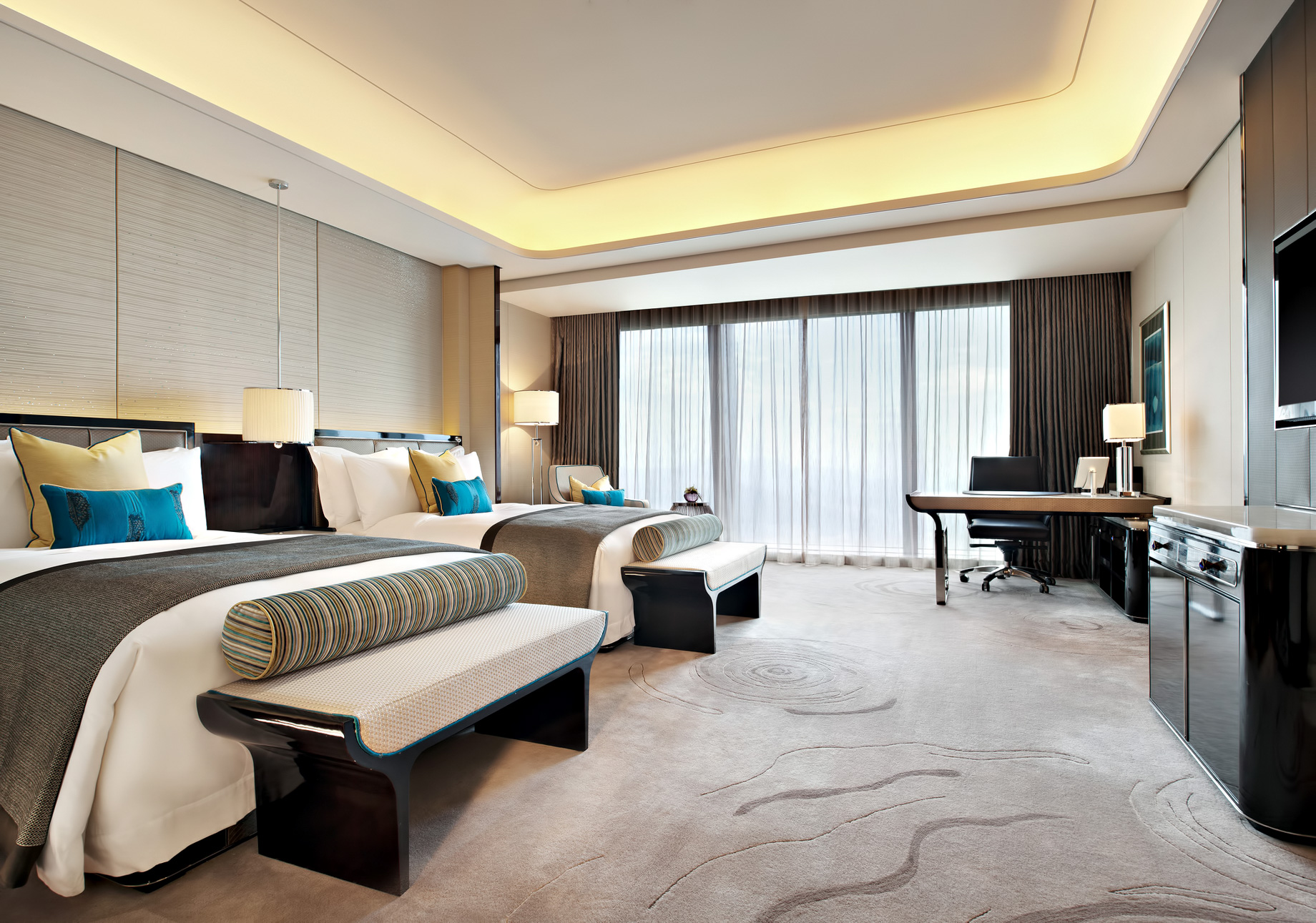 The St. Regis Shenzhen Hotel – Shenzhen, China – Grand Deluxe Room Twin Beds