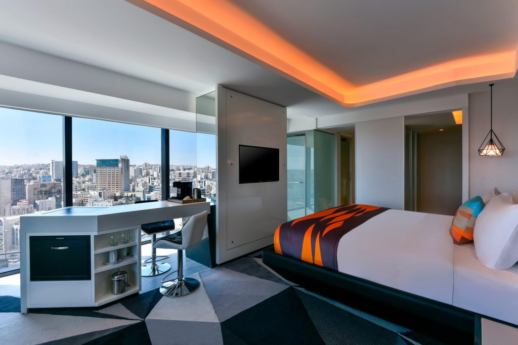 W Amman Hotel - Amman, Jordan - Mega City View Room