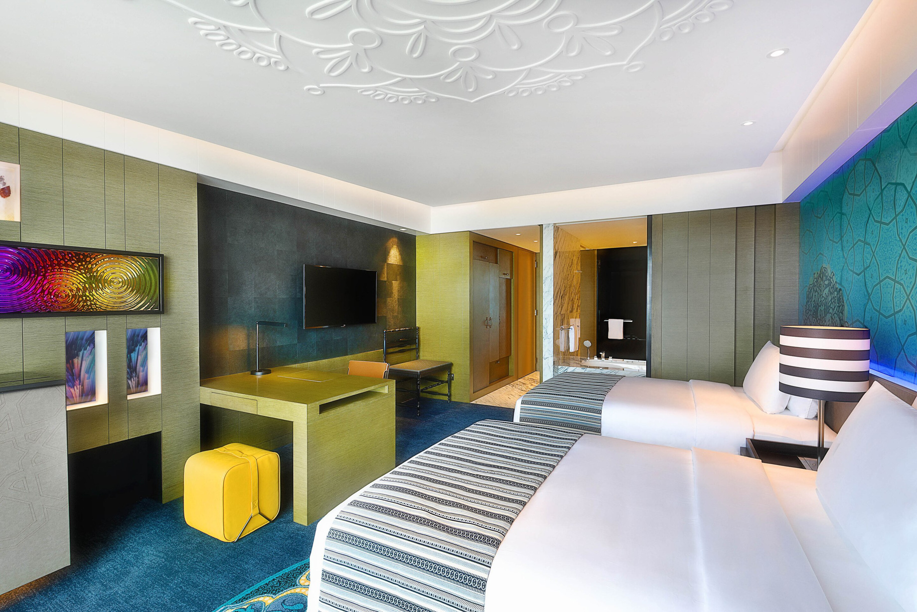 W Muscat Resort – Muscat, Oman – Wonderful Guest Room Twin