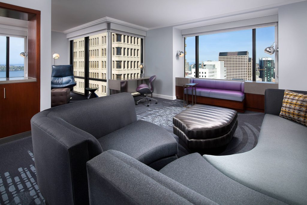W Seattle Hotel - Seattle, WA, USA - WOW Suite Seating