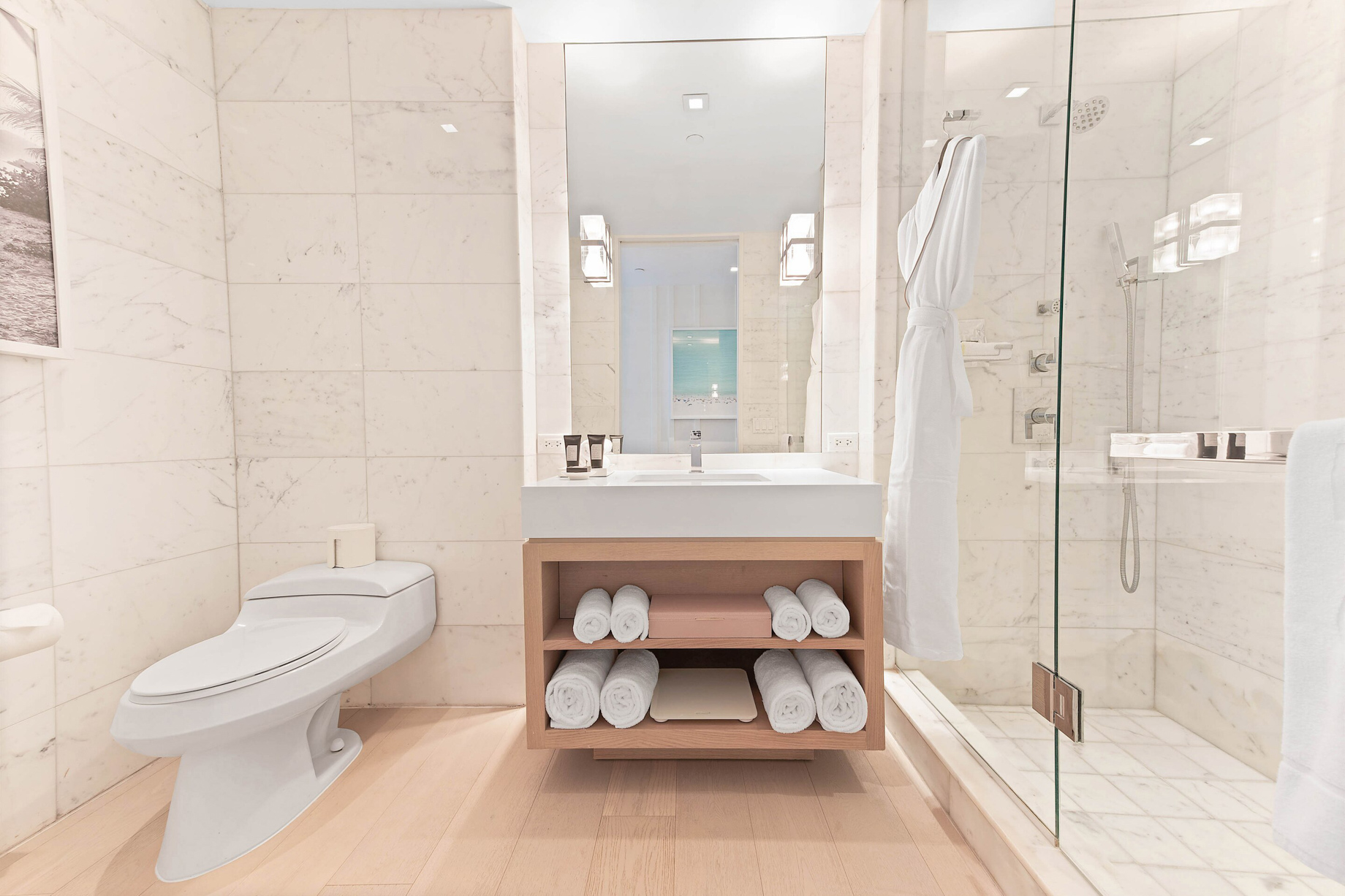 W South Beach Hotel - Miami Beach, FL, USA - E WOW Three Bedroom Suite Bathroom