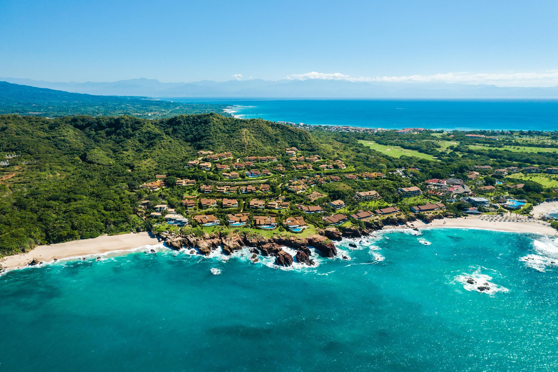Four Seasons Resort Punta Mita – Nayarit, Mexico – Beach House and Villa Aerial View