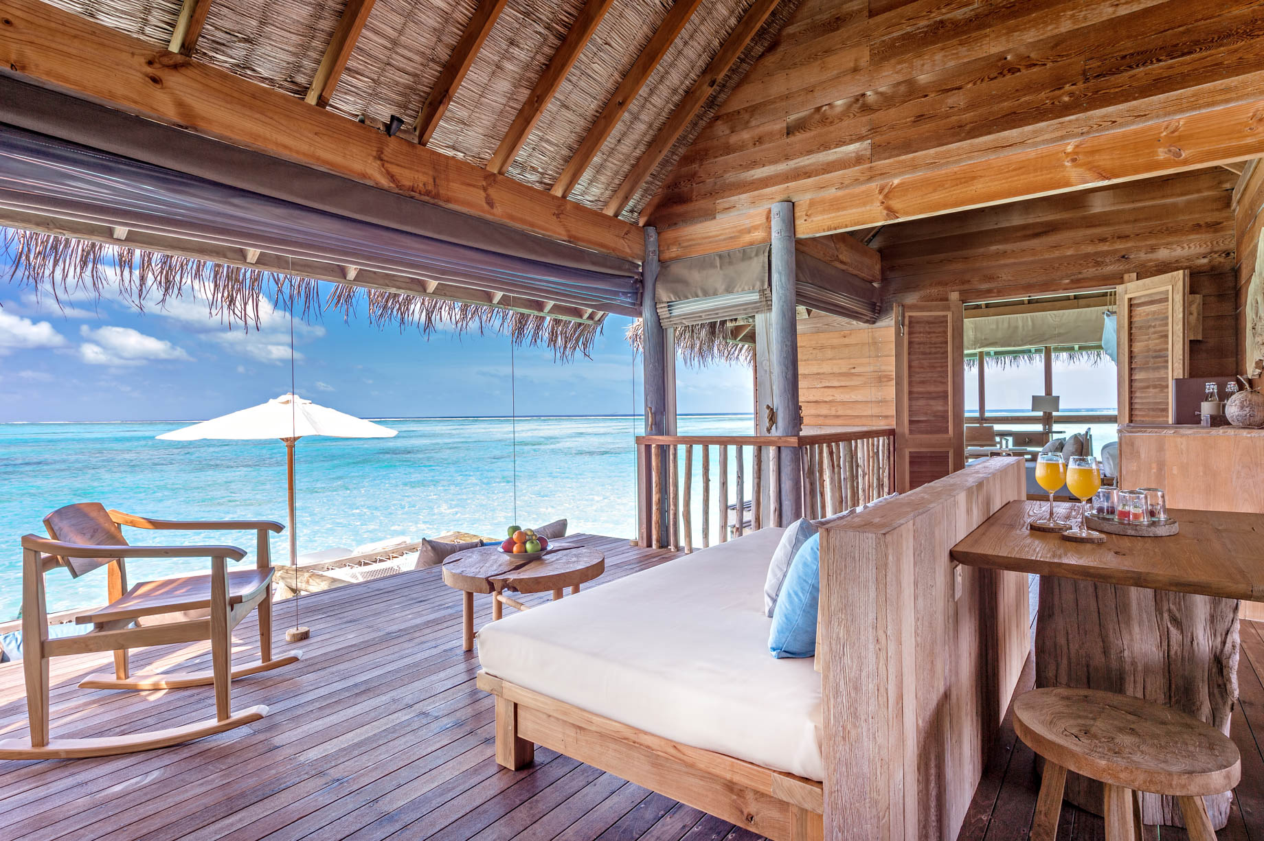 Gili Lankanfushi Resort – North Male Atoll, Maldives – Overwater Villa Living Room Ocean View