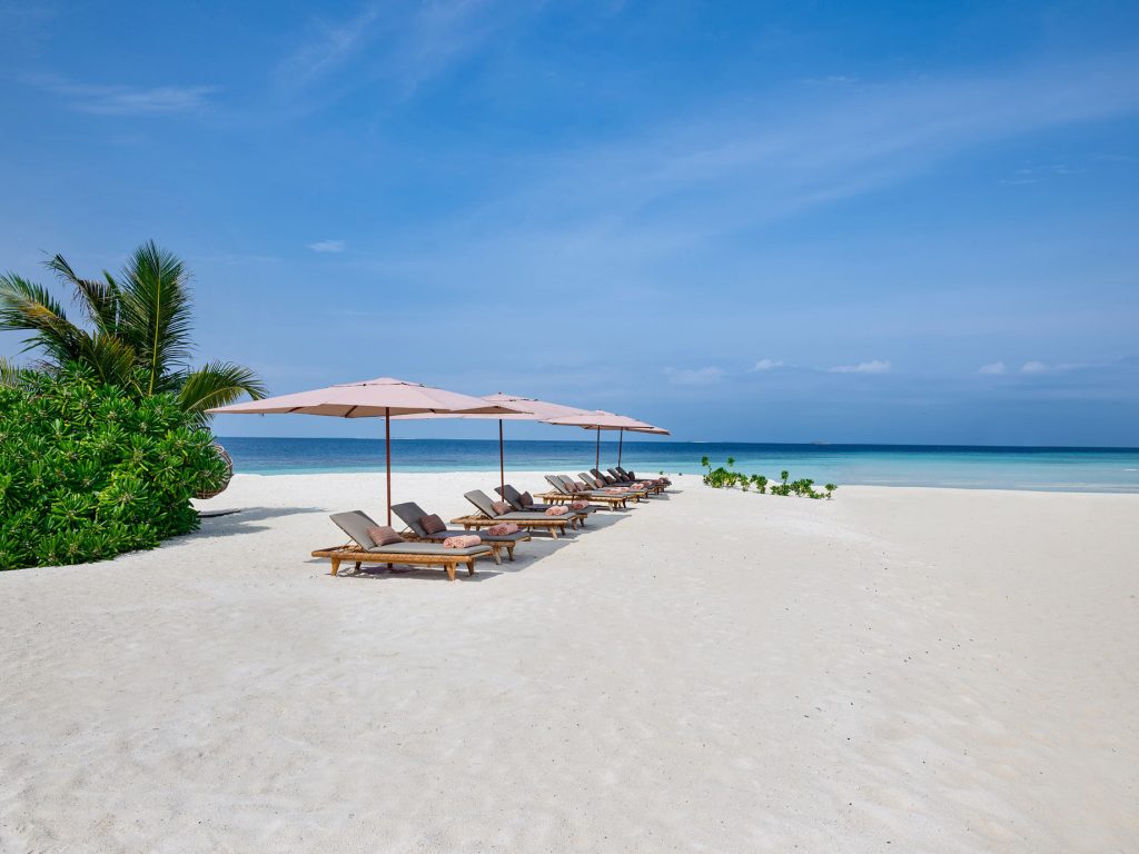 JOALI Maldives Resort - Muravandhoo Island, Maldives - White Sand Beach Chairs