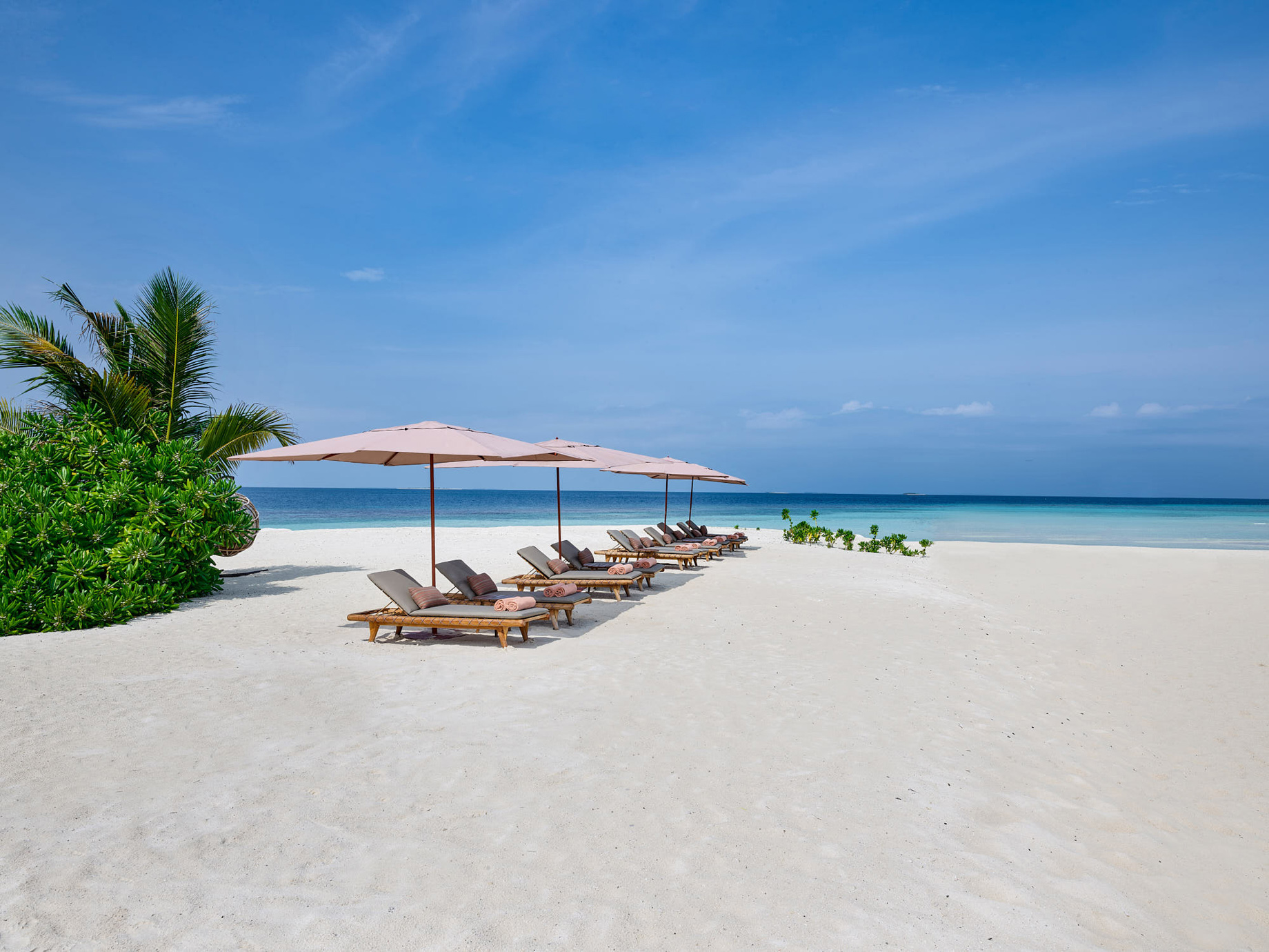 JOALI Maldives Resort – Muravandhoo Island, Maldives – White Sand Beach Chairs