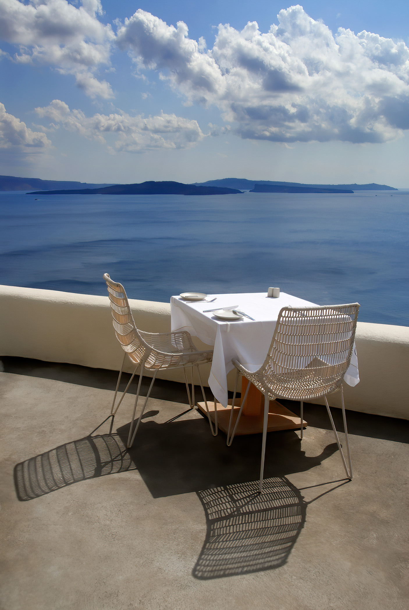 Mystique Hotel Santorini – Oia, Santorini Island, Greece – Clifftop Ocean View Dining