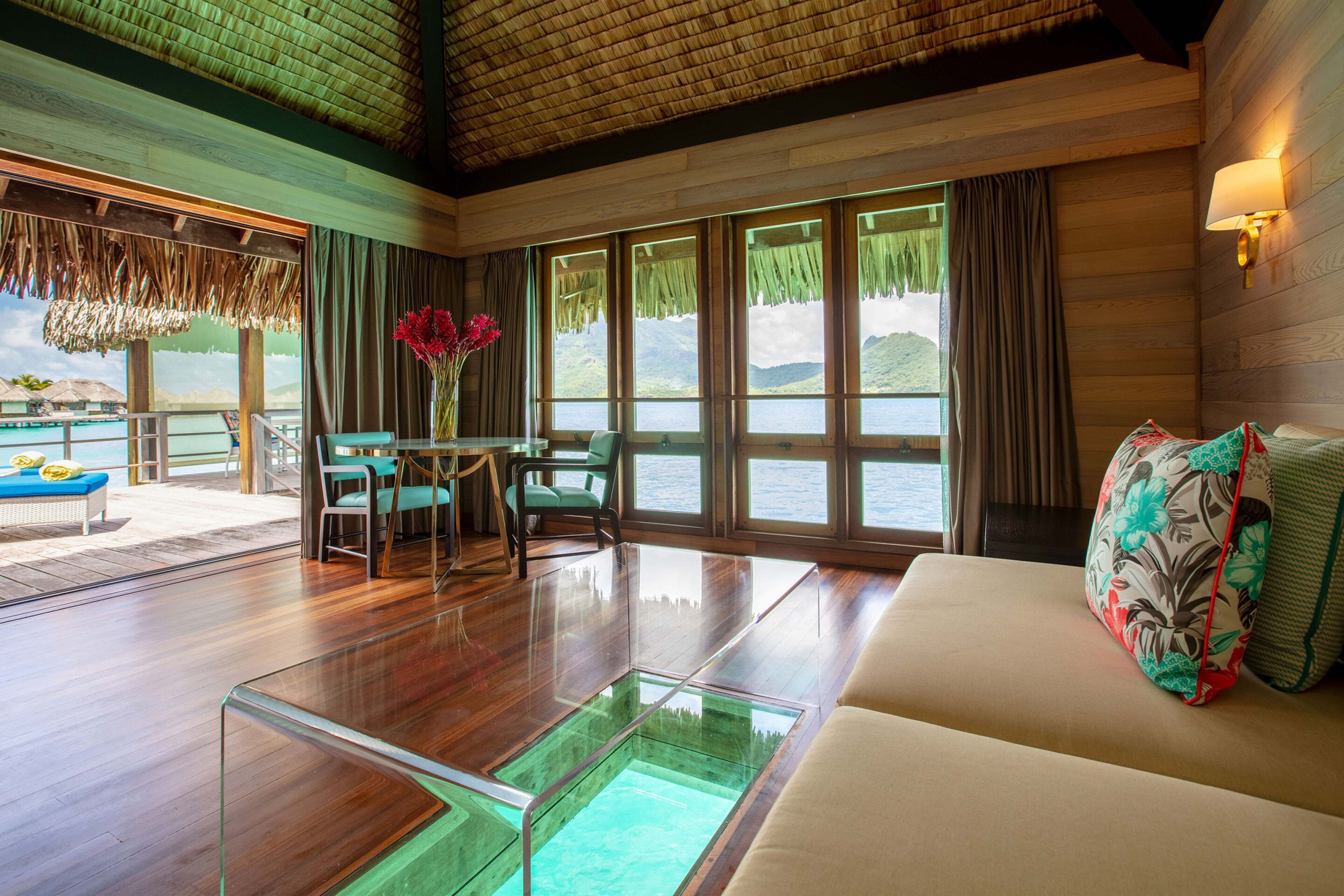 The St. Regis Bora Bora Resort – Bora Bora, French Polynesia – Villa Living Room