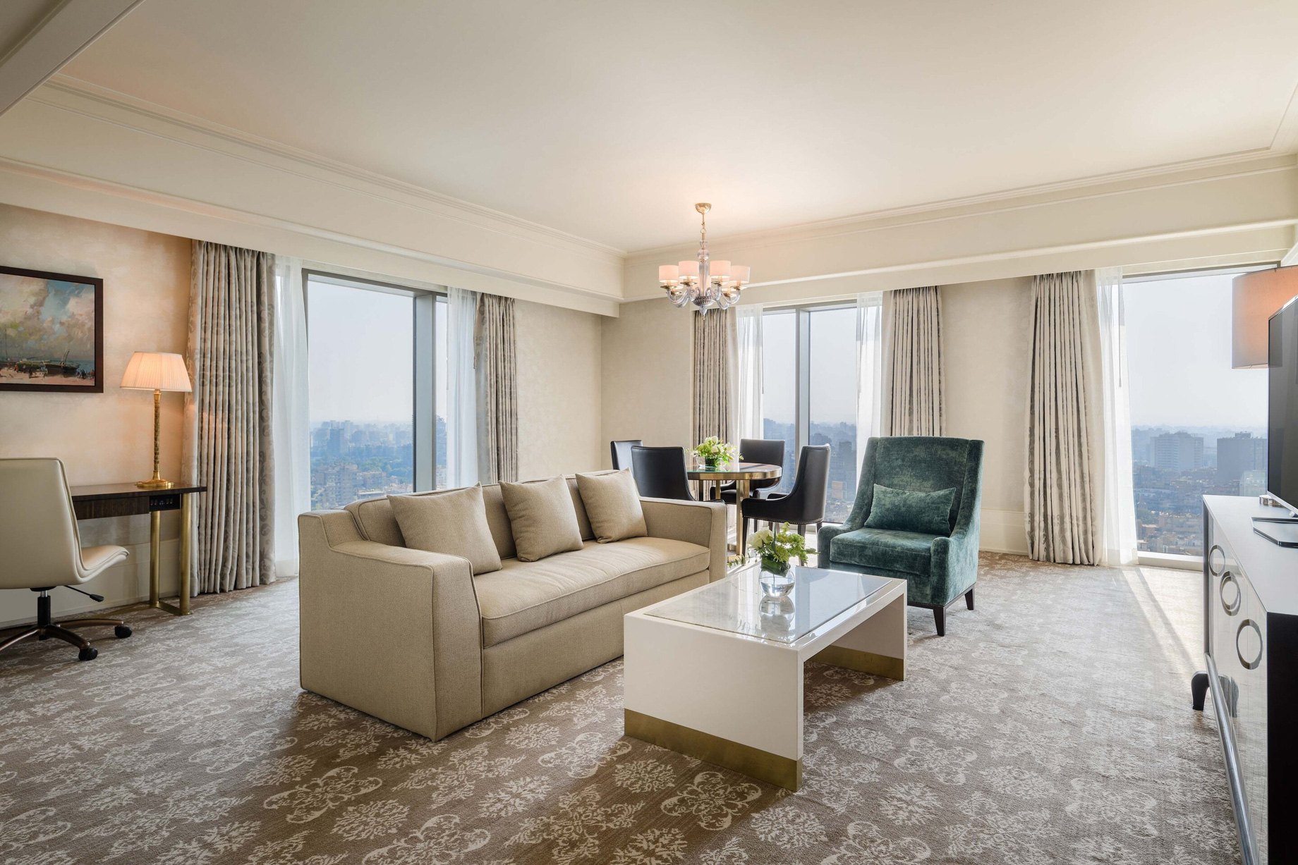 The St. Regis Cairo Hotel – Cairo, Egypt – Apartment Living Room Design