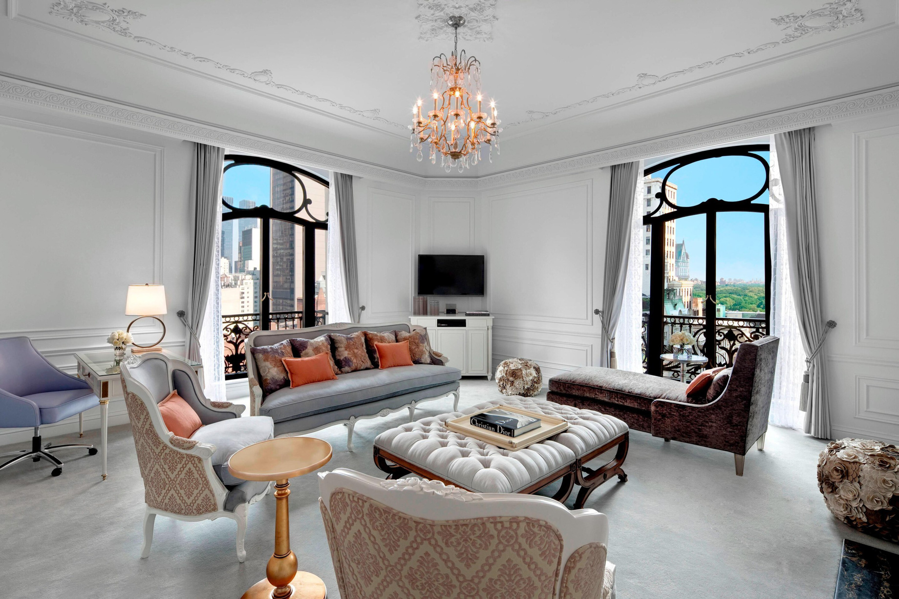The St. Regis New York Hotel - New York, NY, USA - Dior Suite Living Area