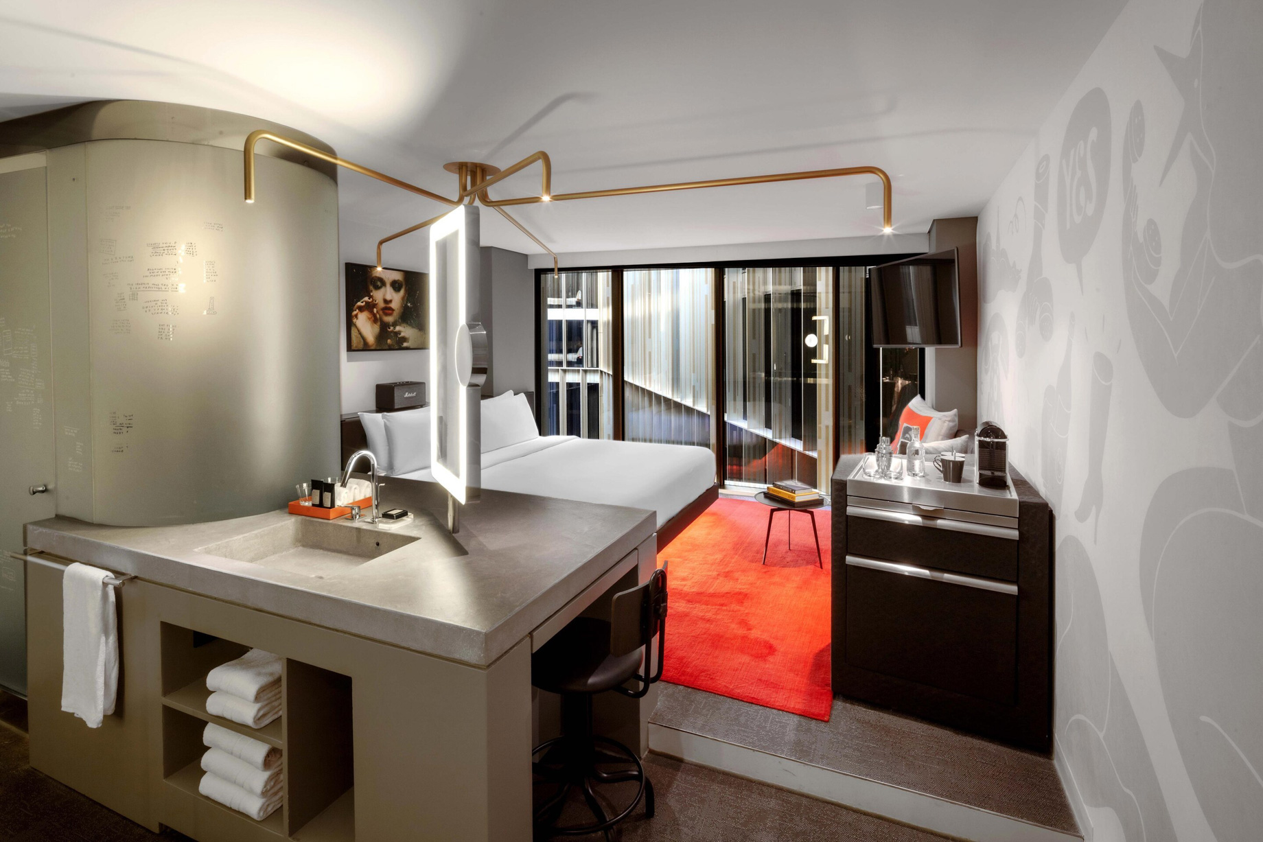 W Amsterdam Hotel - Amsterdam, Netherlands - Cozy Exchange Room