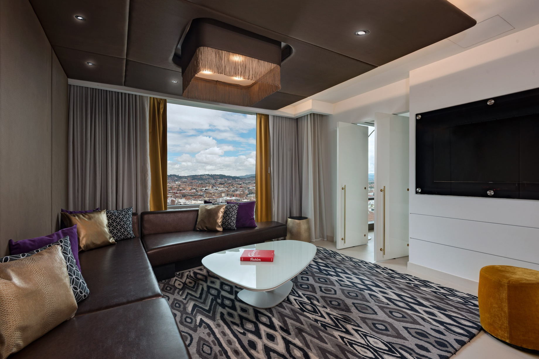 W Bogota Hotel - Bogota, Colombia - Fantastic Suite Living Room