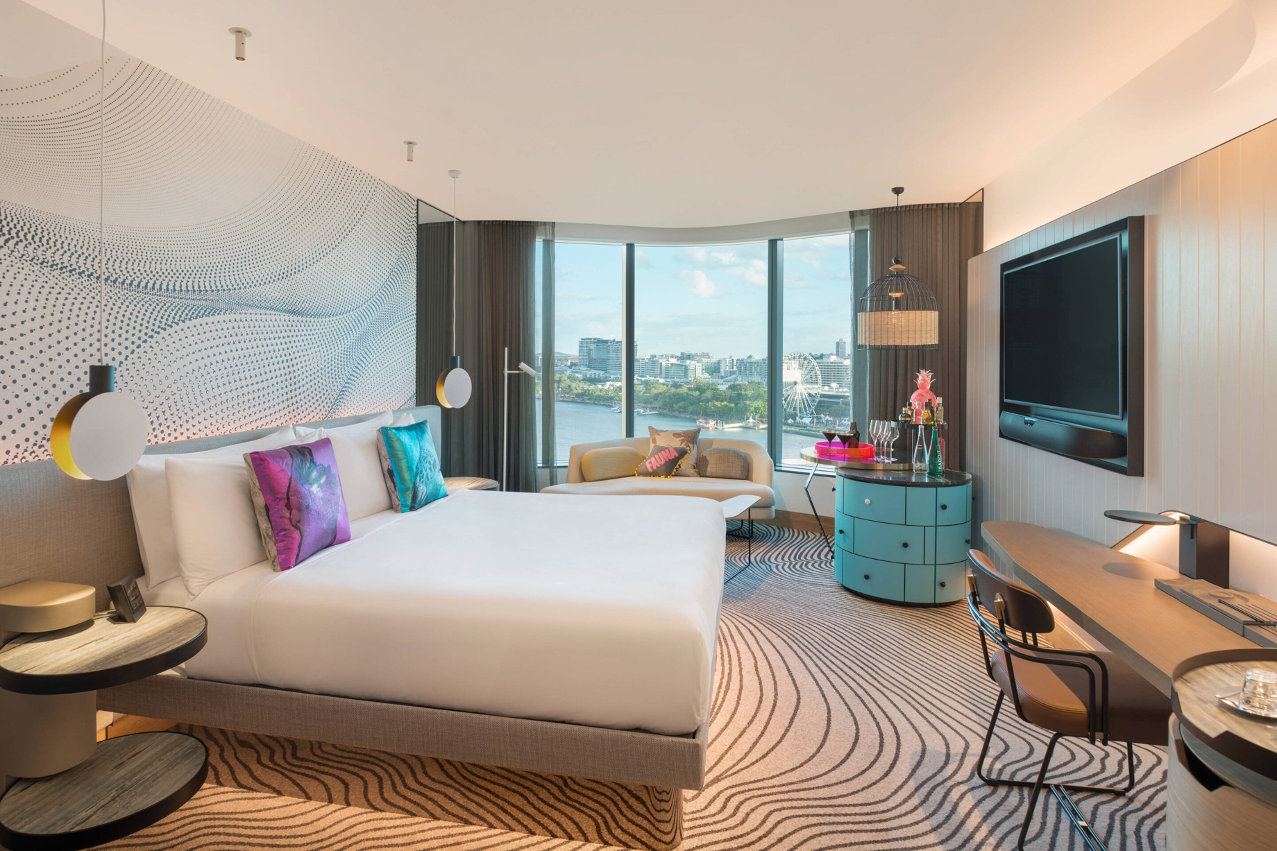 W Brisbane Hotel – Brisbane, Australia – Spectacular King Guest Room