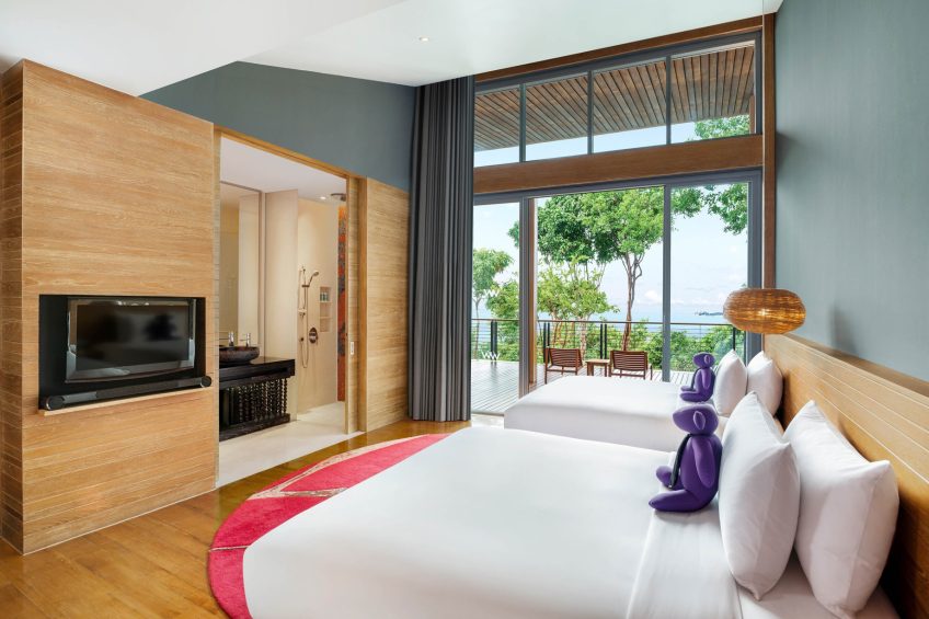W Koh Samui Resort - Thailand - Twin Seascape Escape Villa Bedroom