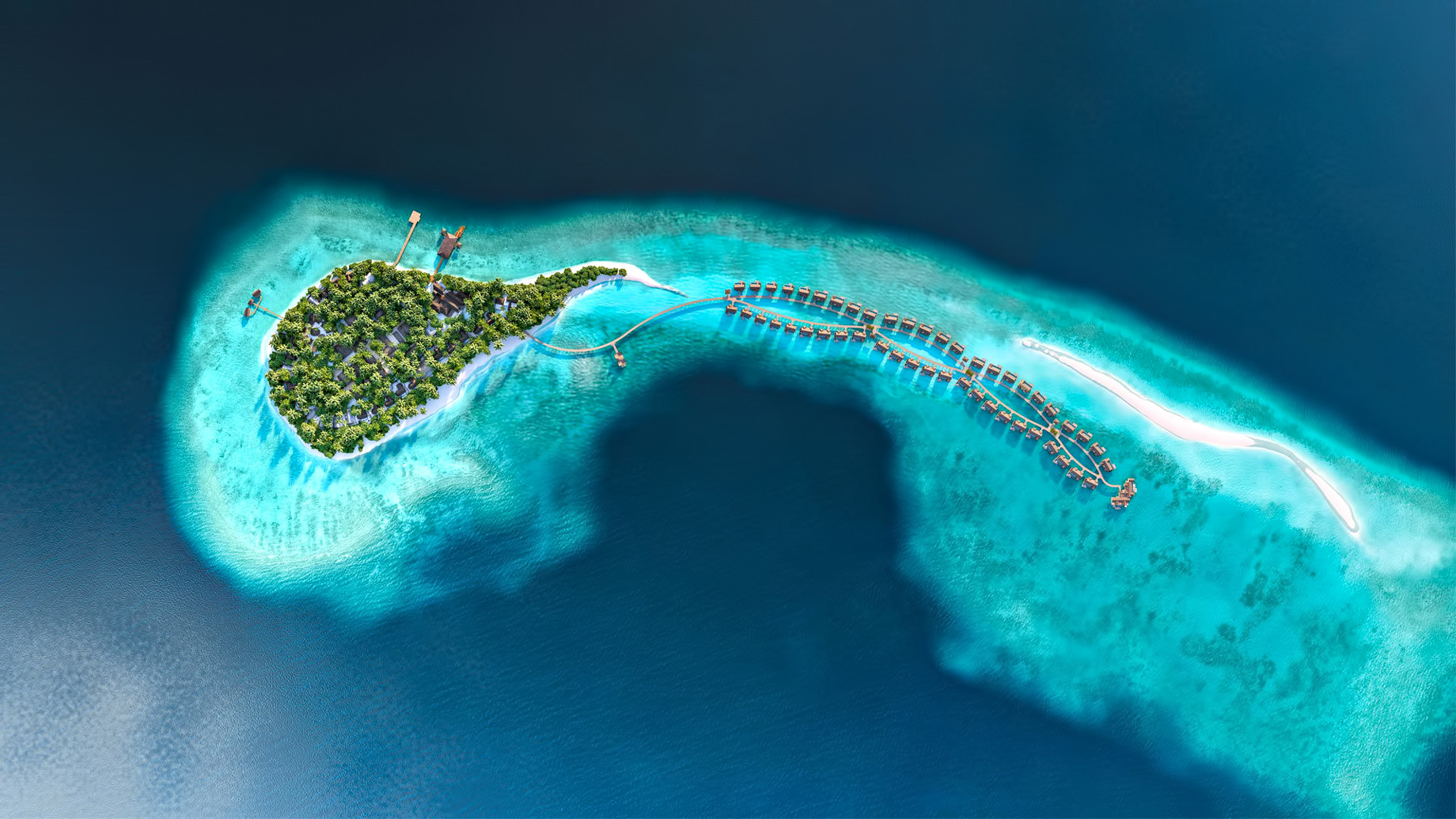 JOALI Maldives Resort – Muravandhoo Island, Maldives – Resort Aerial