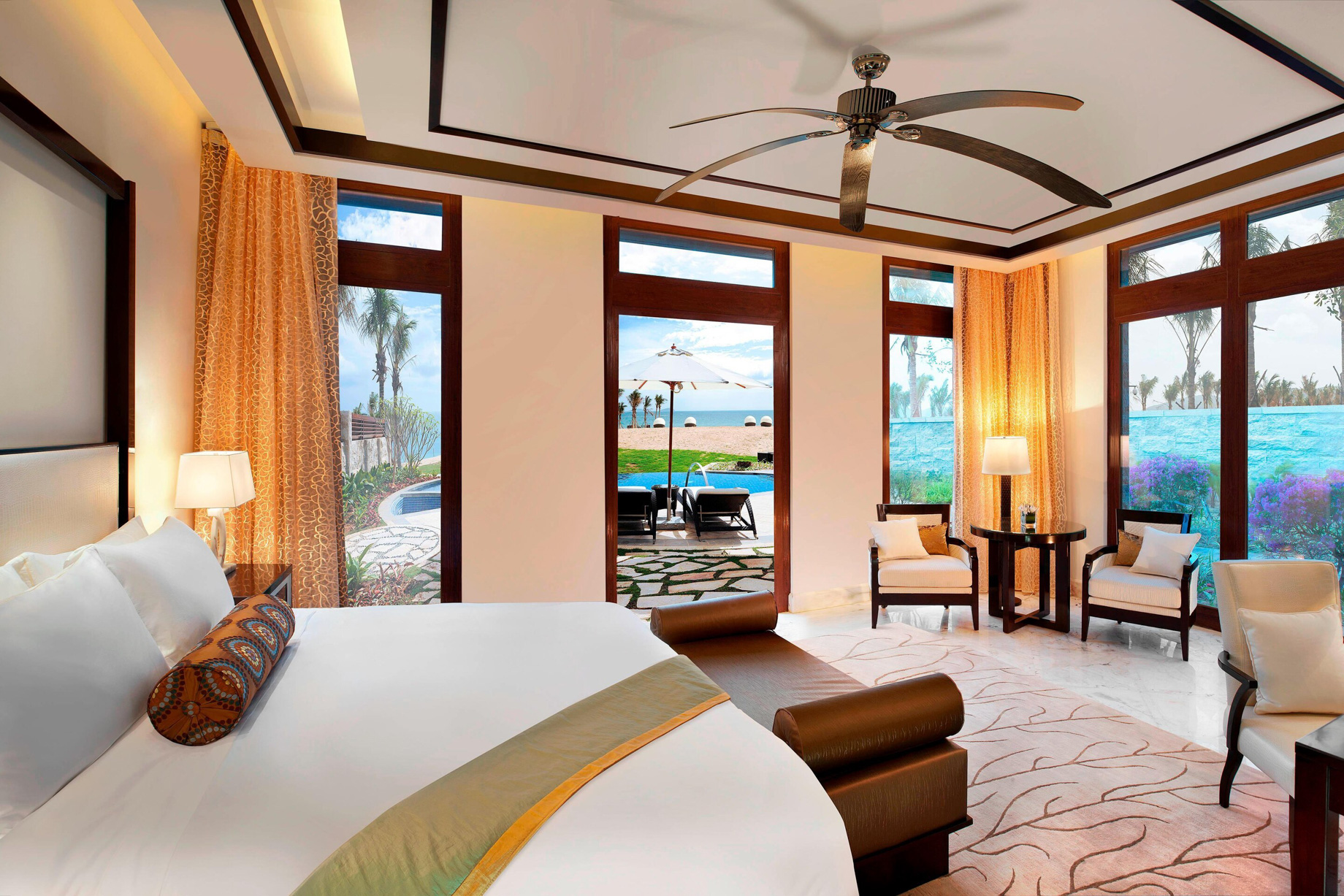 The St. Regis Sanya Yalong Bay Resort – Hainan, China – Seaside One Bedroom Villa King Bedroom