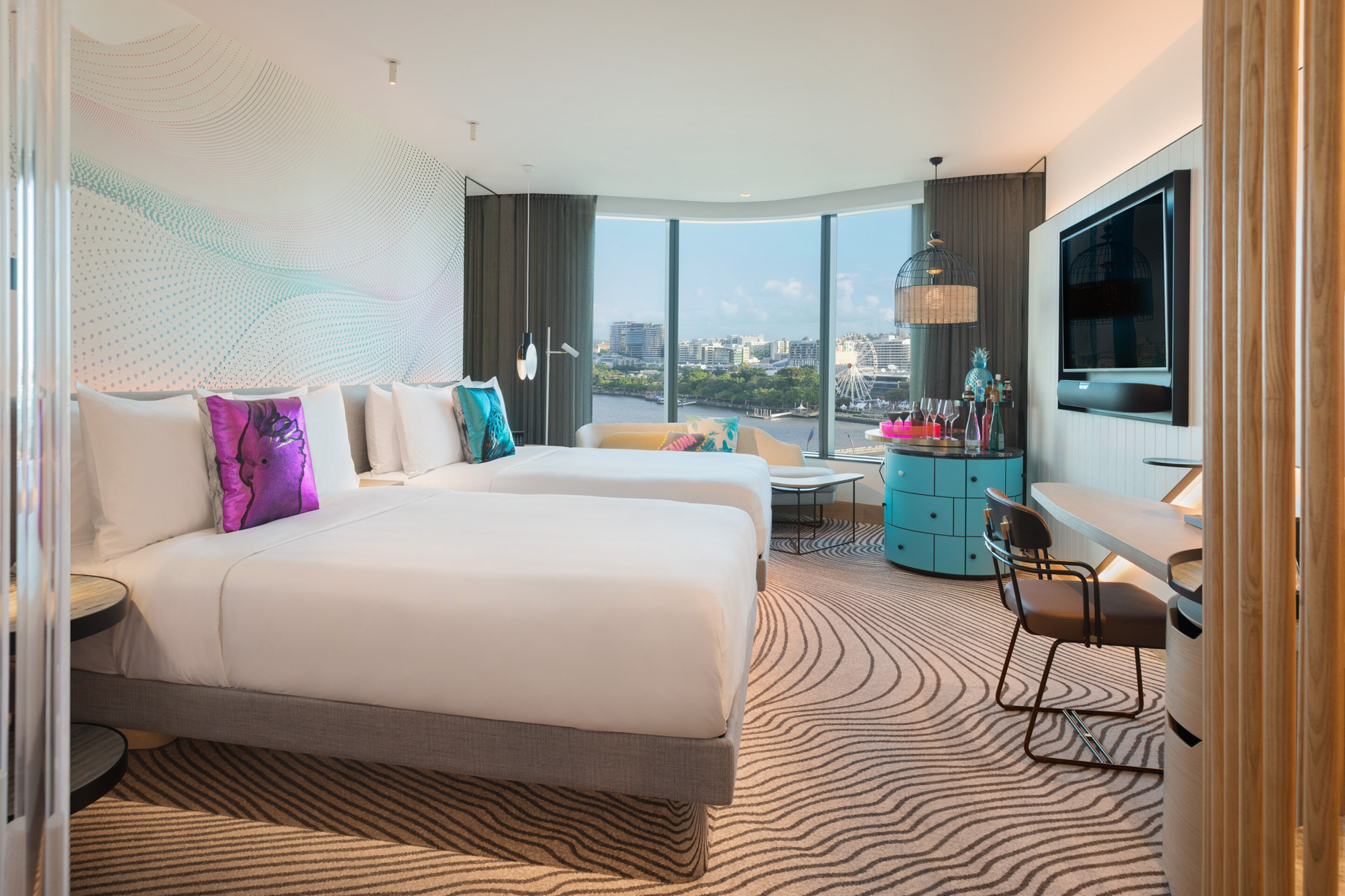 W Brisbane Hotel - Brisbane, Australia - Spectacular Double Guest Room