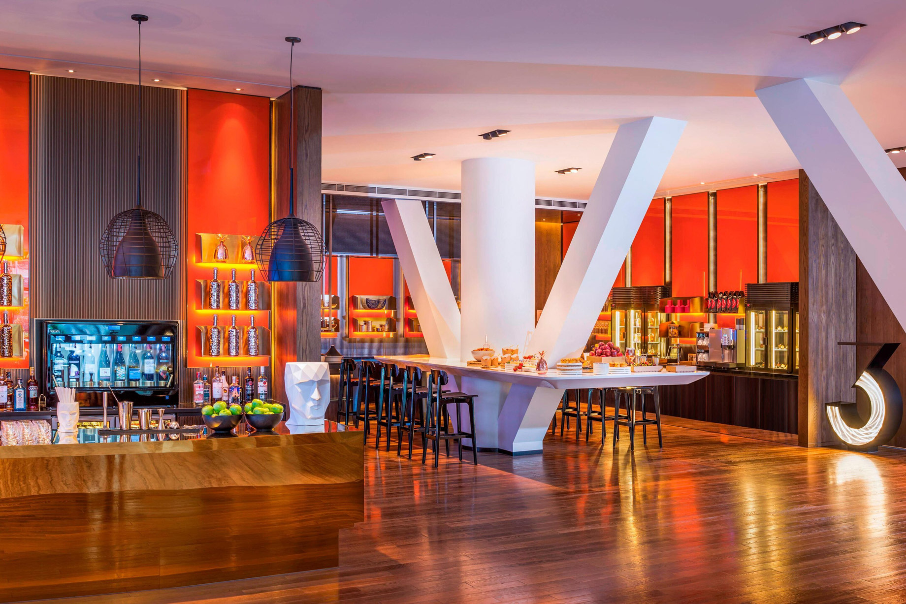 W Shanghai The Bund Hotel – Shanghai, China – Pre Function Area