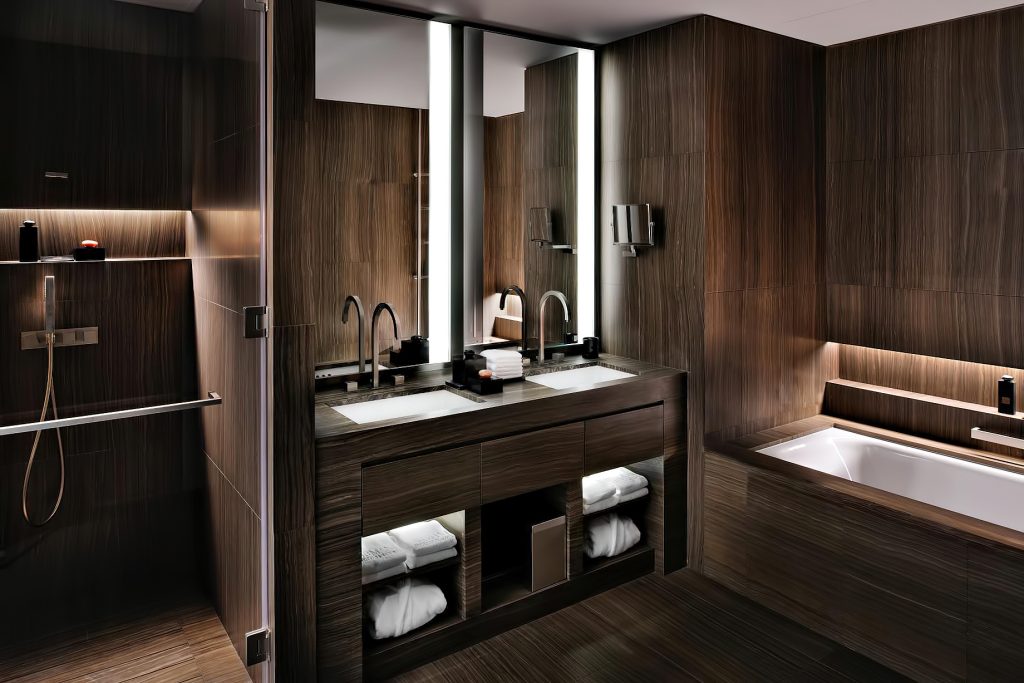 Armani Hotel Dubai - Burj Khalifa, Dubai, UAE - Armani Bathroom