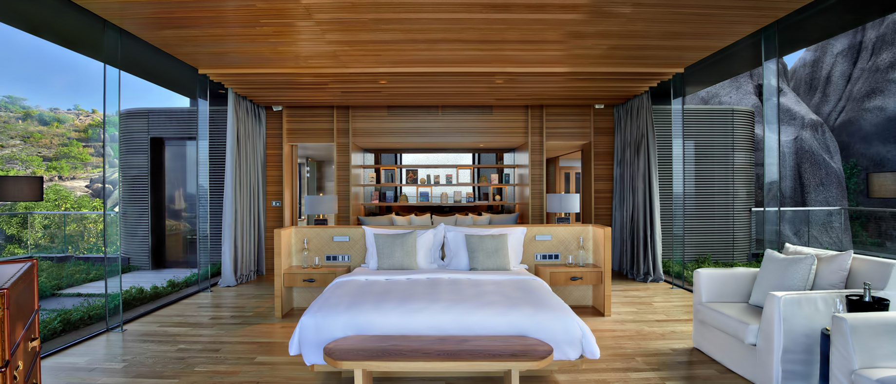 Six Senses Zil Pasyon Resort - Felicite Island, Seychelles - Four Bedroom Residence Master Bedroom