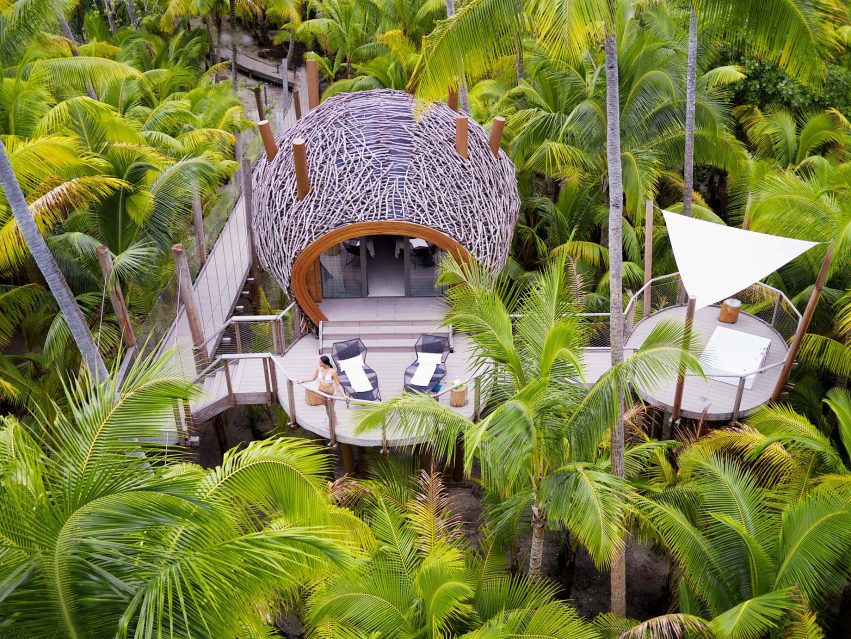 The Brando Resort - Tetiaroa Private Island, French Polynesia - Spa Aerial View
