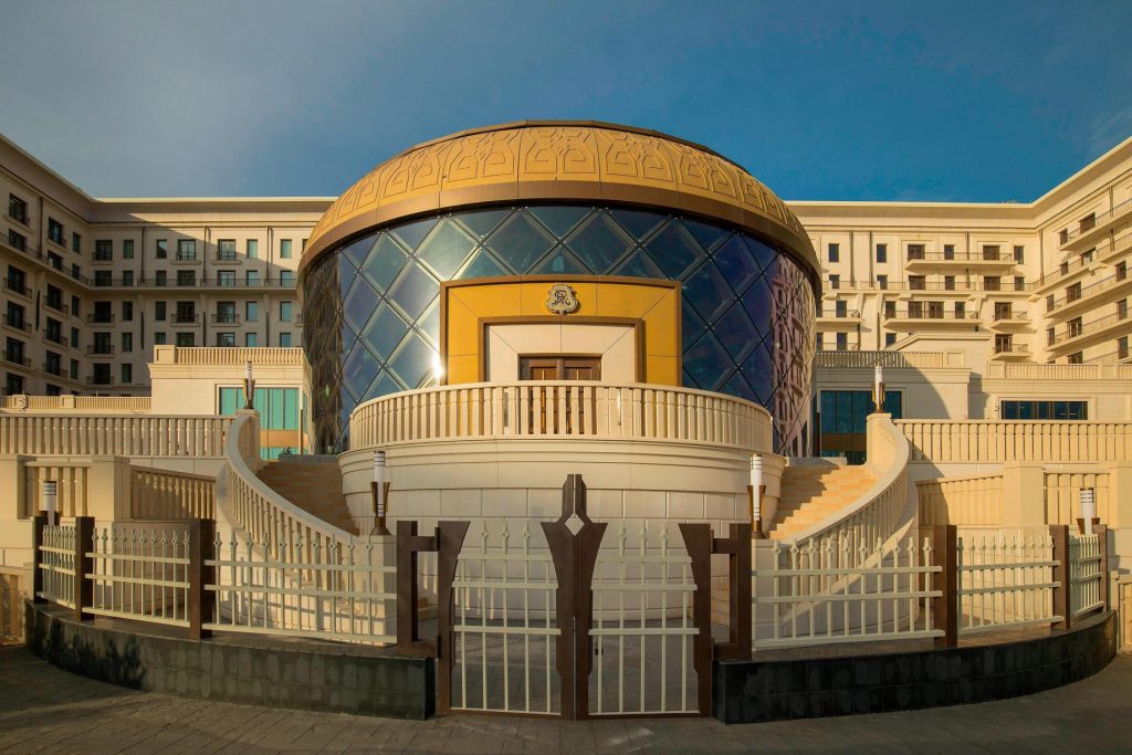 The St. Regis Astana Hotel - Astana, Kazakhstan - Winter Garden View From Ishim River Embankment