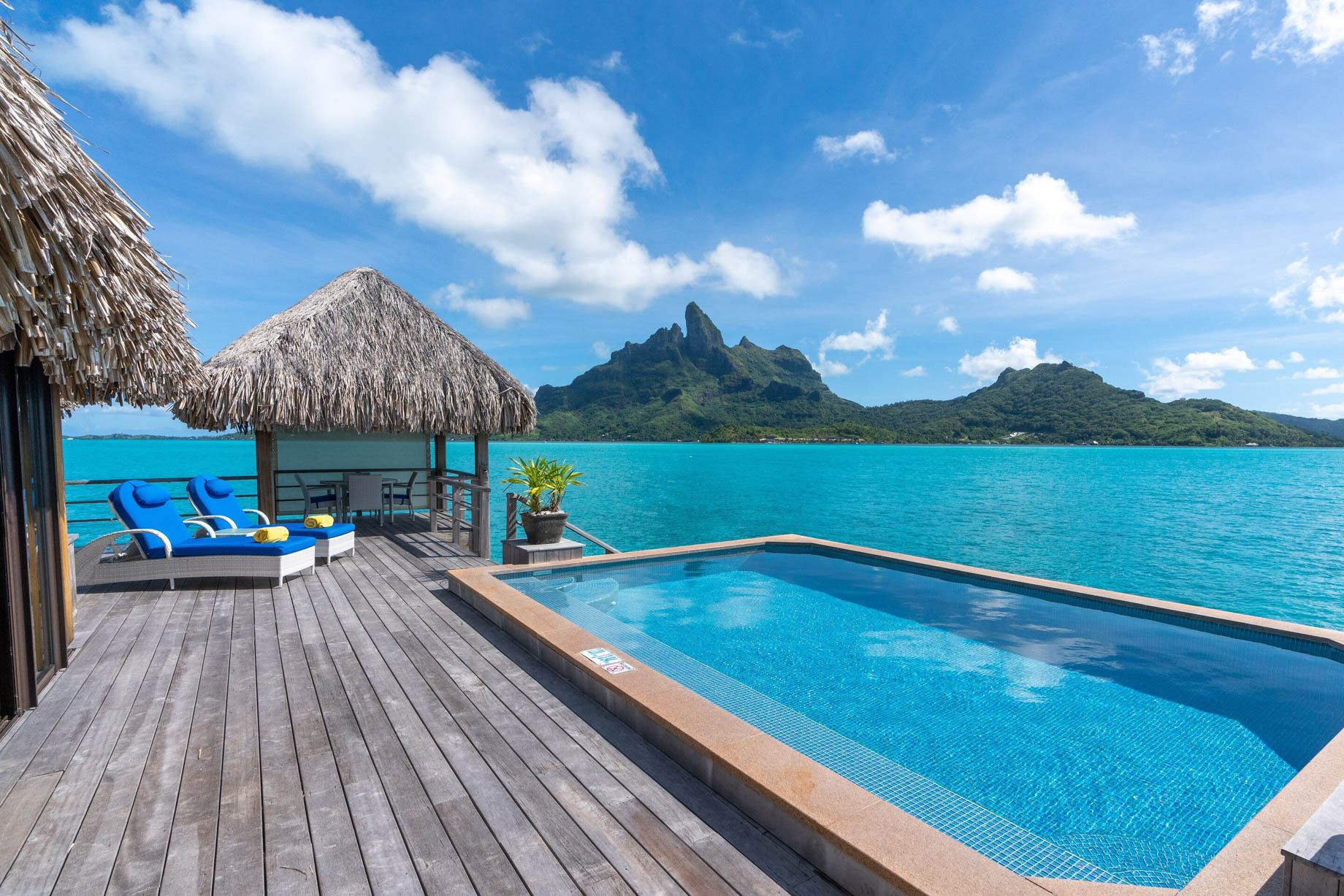 The St. Regis Bora Bora Resort – Bora Bora, French Polynesia – Two Bedrooms Overwater Royal Suite Villa Swimming Pool
