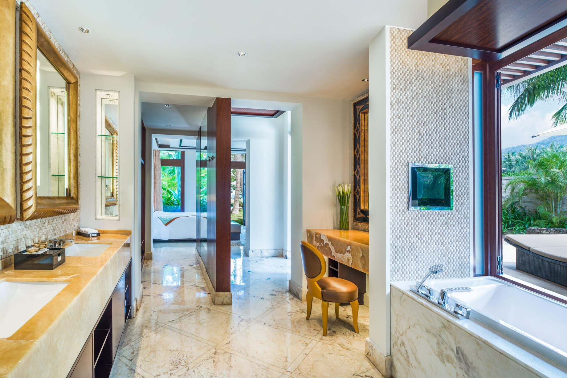 The St. Regis Sanya Yalong Bay Resort – Hainan, China – Seaside One Bedroom Villa Bathroom