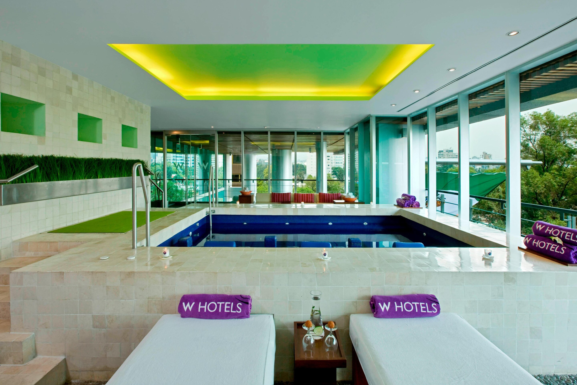 W Mexico City Hotel – Polanco, Mexico City, Mexico – Away Spa Indoor Whirlpool
