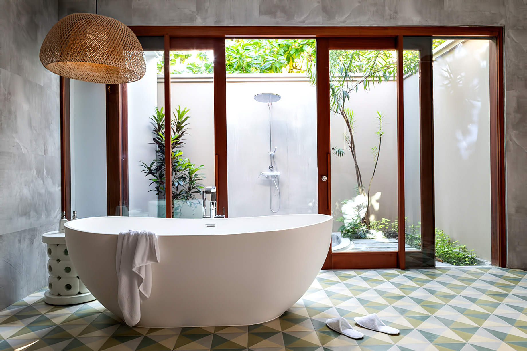 Amilla Fushi Resort and Residences – Baa Atoll, Maldives – Beach Villa Bathroom