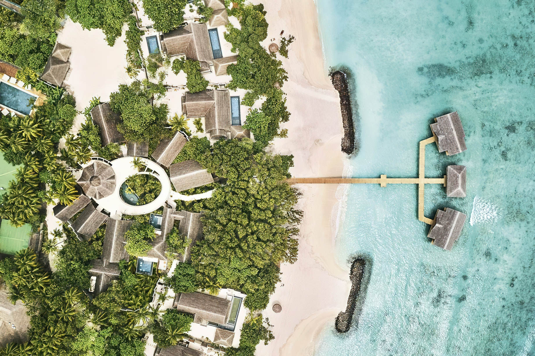 JOALI Maldives Resort – Muravandhoo Island, Maldives – Resort Overhead