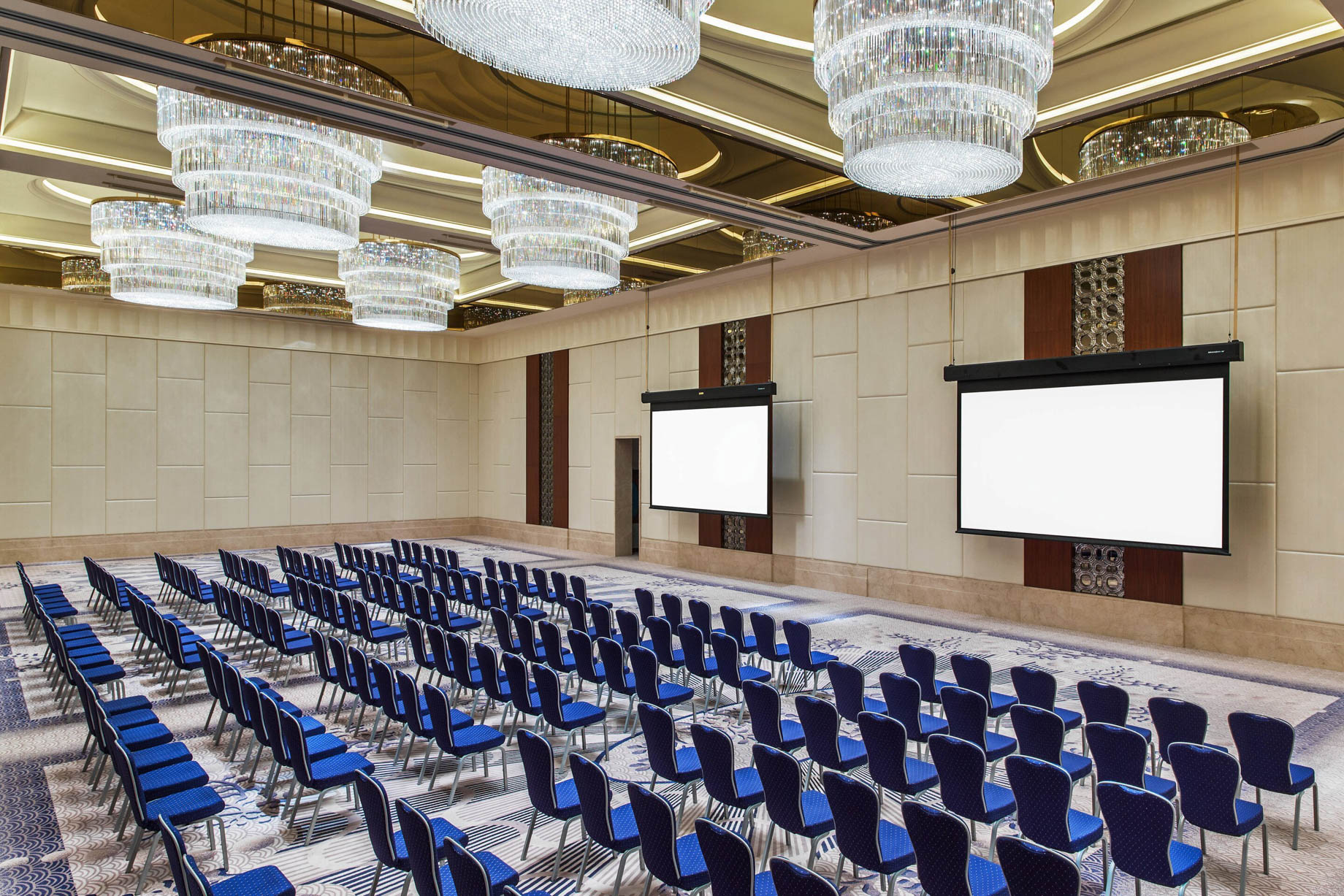 The St. Regis Chengdu Hotel – Chengdu, Sichuan, China – Astor Ballroom Theater Setup