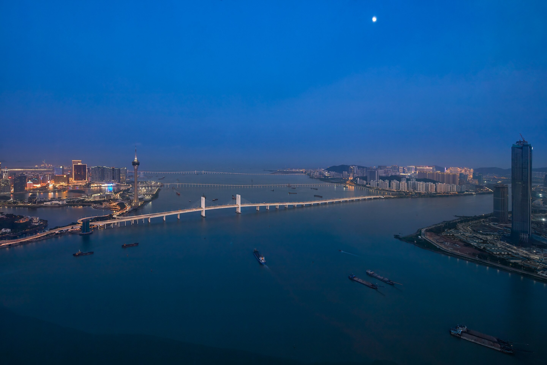 The St. Regis Zhuhai Hotel - Zhuhai, Guangdong, China - Presidential Suite Night Ocean View