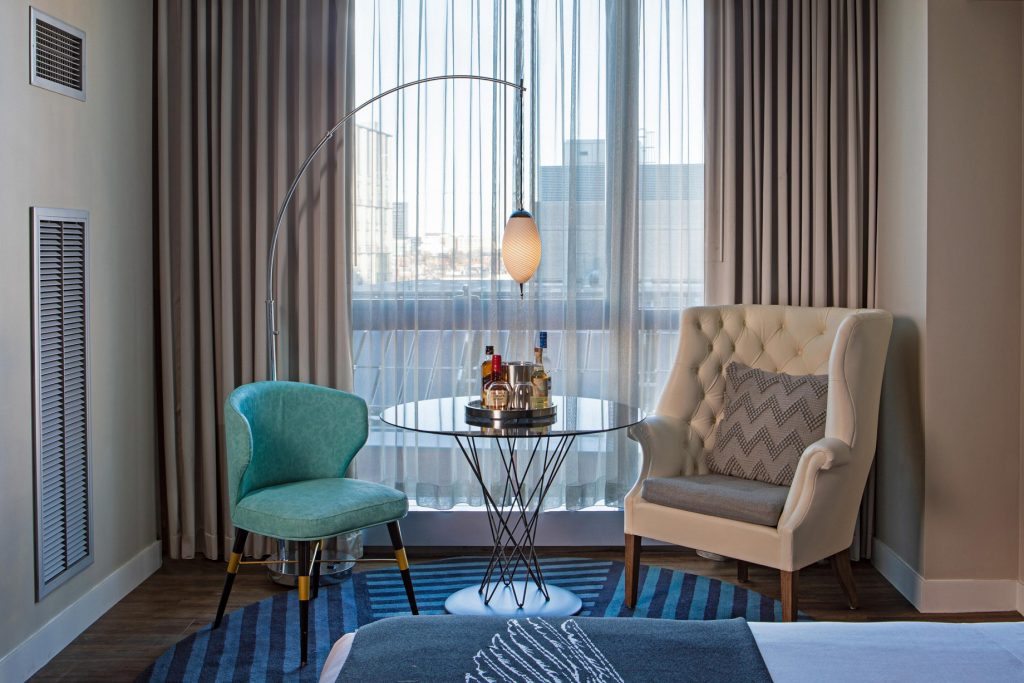 W Boston Hotel - Boston, MA, USA - Fabulous Guest Room Seating Area