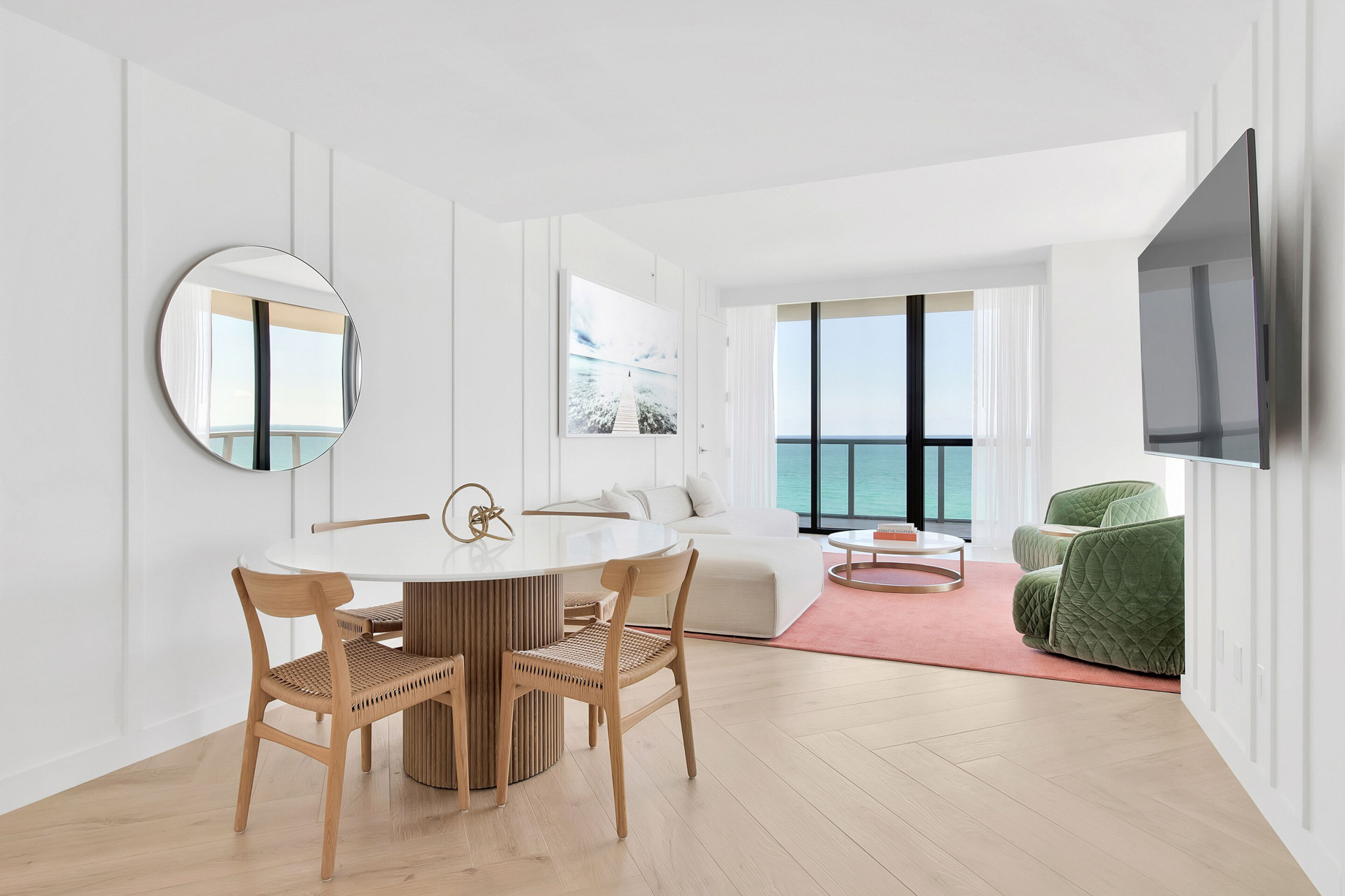W South Beach Hotel – Miami Beach, FL, USA – Cool Corner Suite Table
