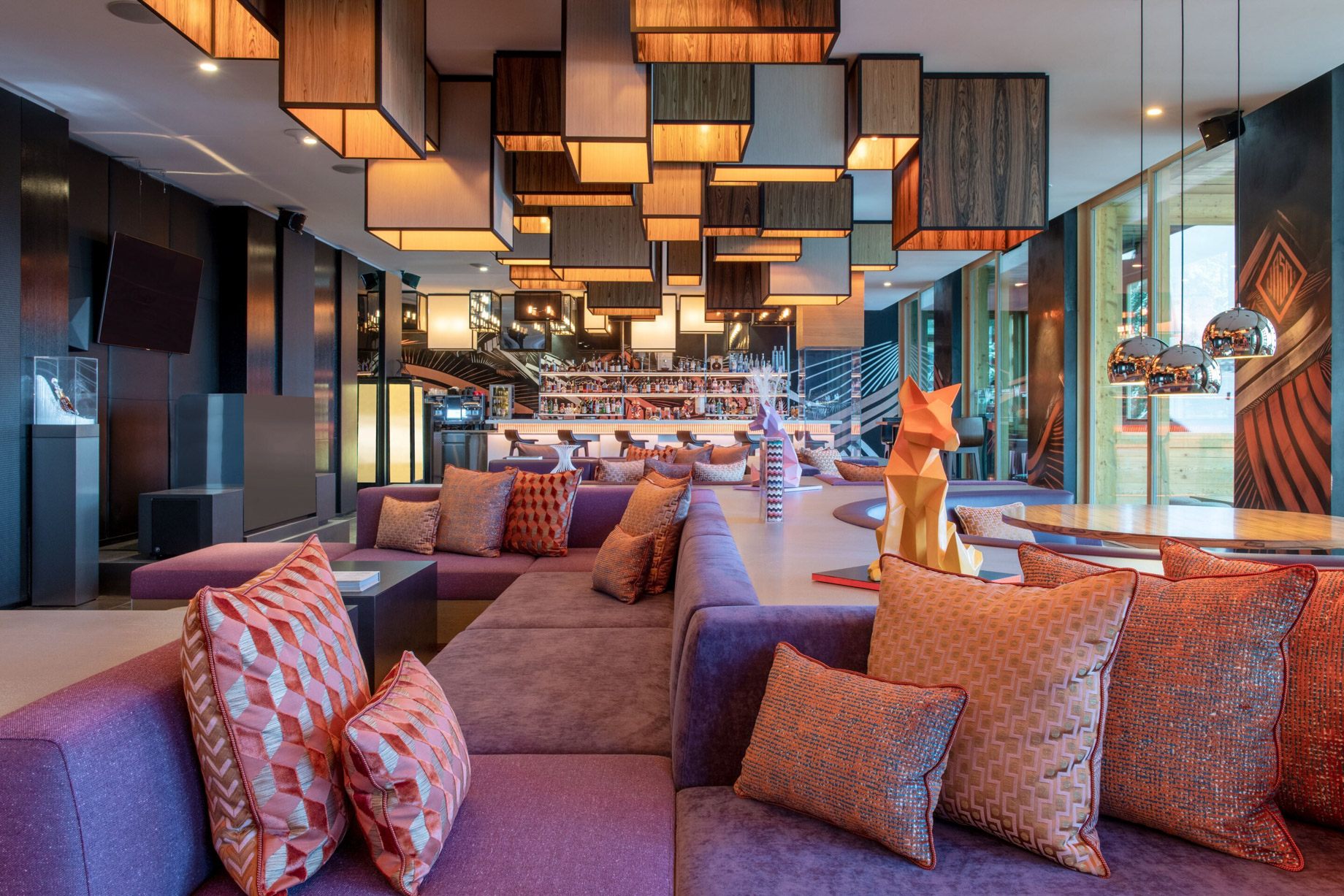 W Verbier Hotel – Verbier, Switzerland – W Living Room Relaxation