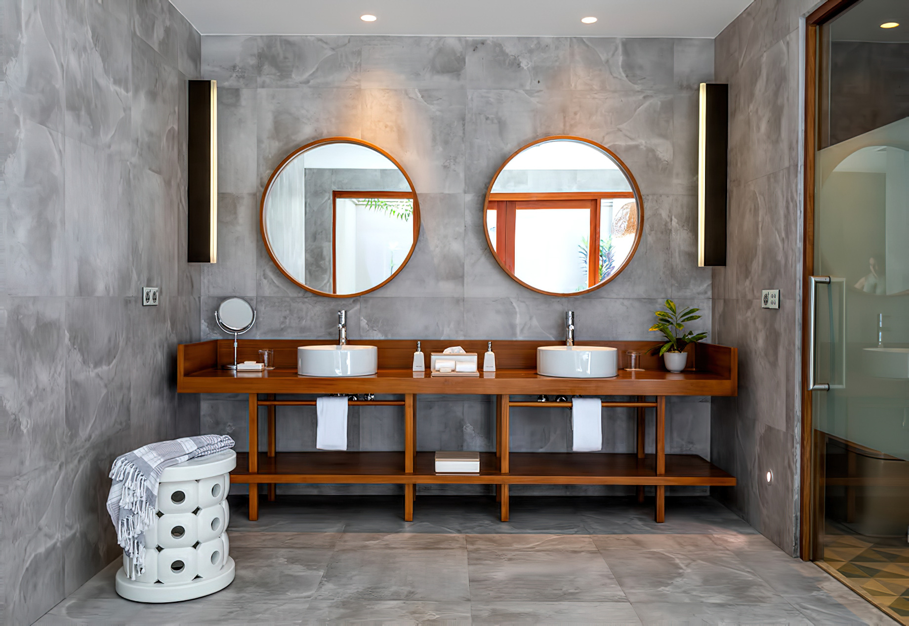 Amilla Fushi Resort and Residences – Baa Atoll, Maldives – Beach Villa Bathroom