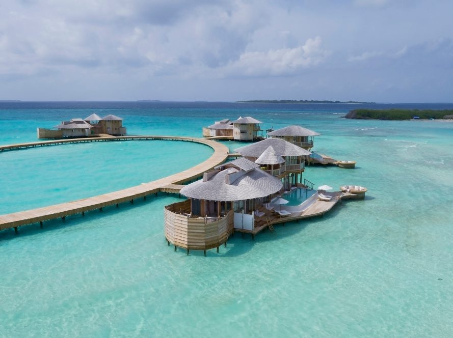 Soneva Jani Resort - Noonu Atoll, Medhufaru, Maldives - 2 Bedroom Water Retreat Aerial