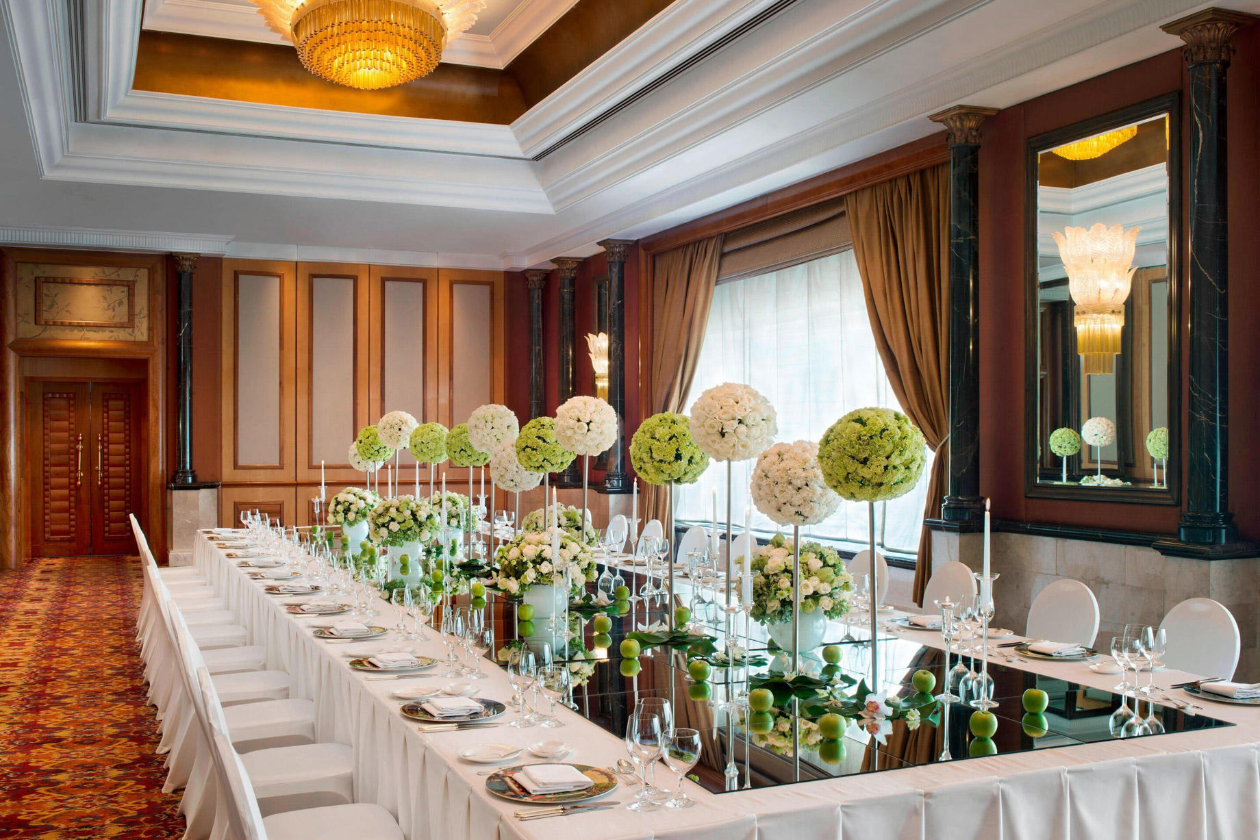 The St. Regis Beijing Hotel – Beijing, China – Great Hall Banquet Table Setting