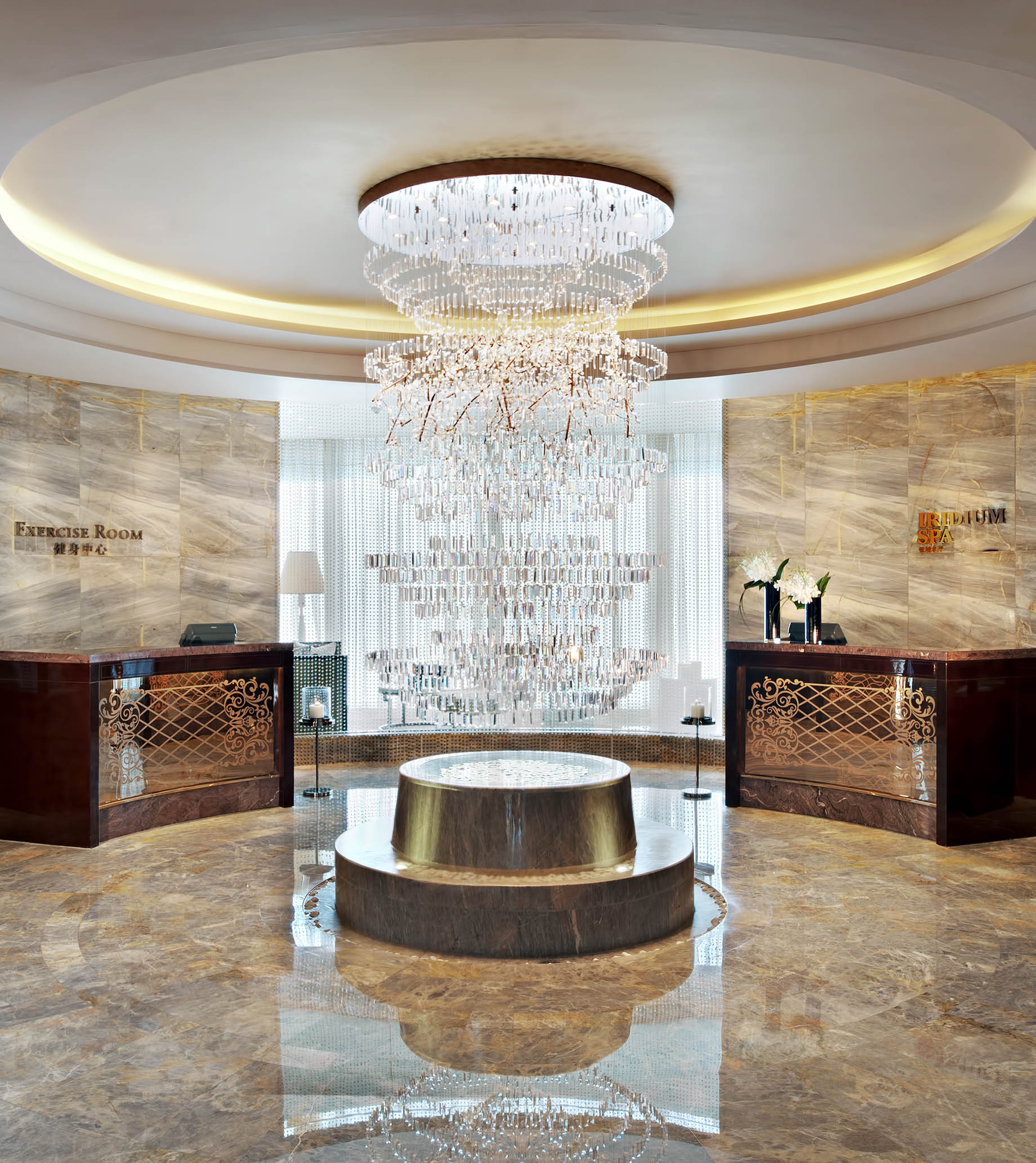The St. Regis Shenzhen Hotel – Shenzhen, China – 75th Floor Iridium Spa Entrance