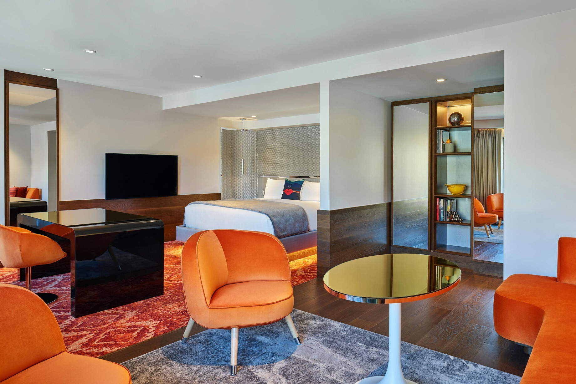 W Aspen Hotel – Aspen, CO, USA – Wow Suite Living Room