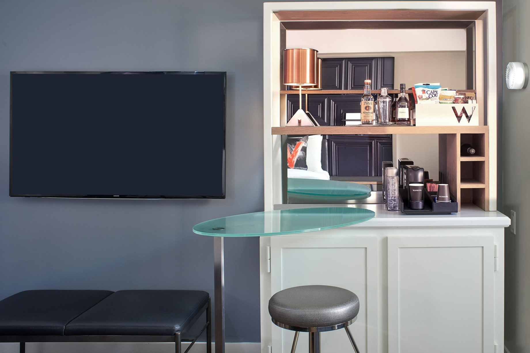 W Boston Hotel - Boston, MA, USA - Fabulous Guest Room TV