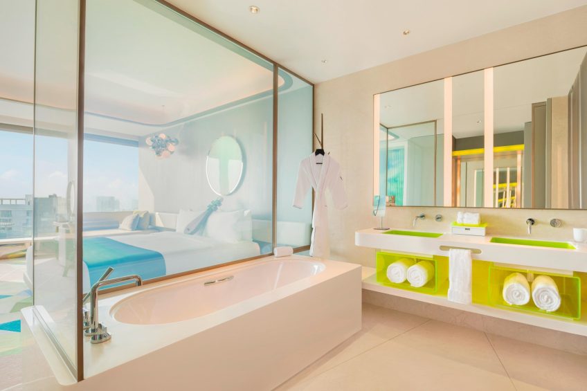 W Suzhou Hotel - Suzhou, China - Wonderful Guest Bathroom