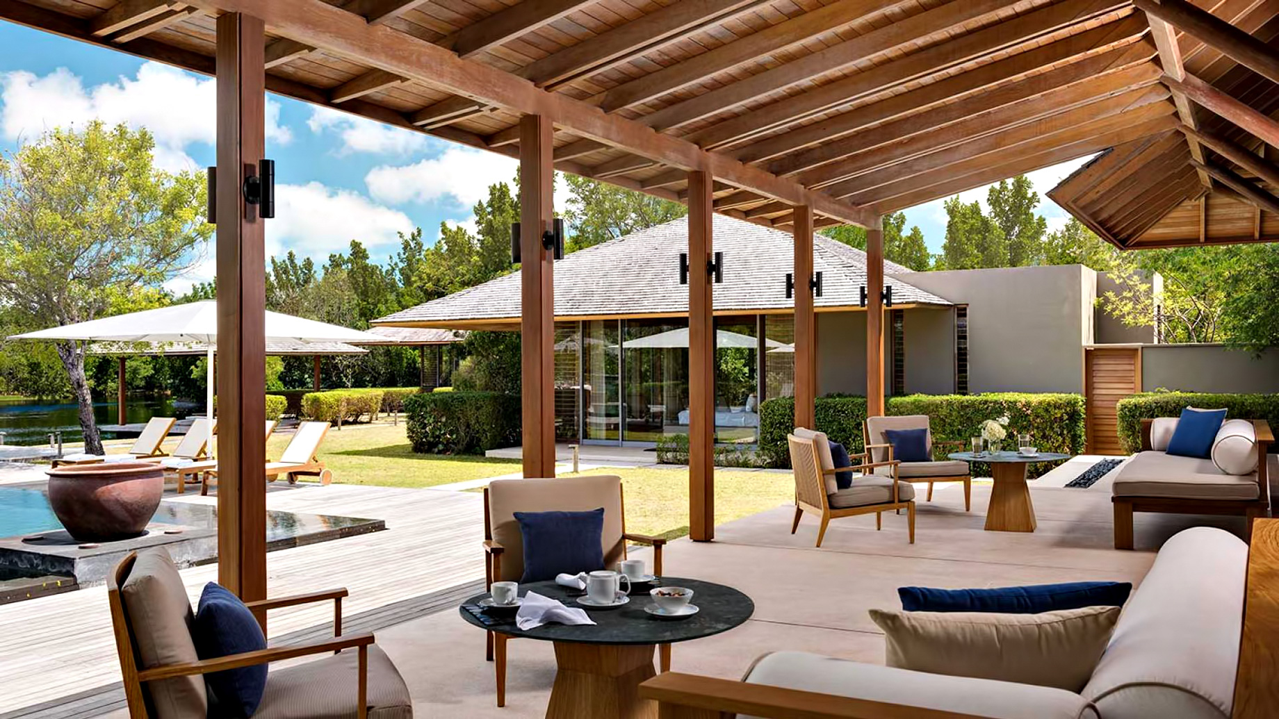 Amanyara Resort – Providenciales, Turks and Caicos Islands – 4 Bedroom Tranquility Villa Pool Terrace