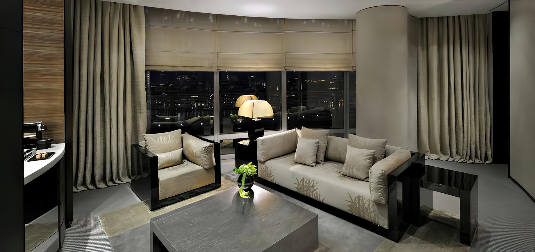 Armani Hotel Dubai – Burj Khalifa, Dubai, UAE – Armani Suite Living Room